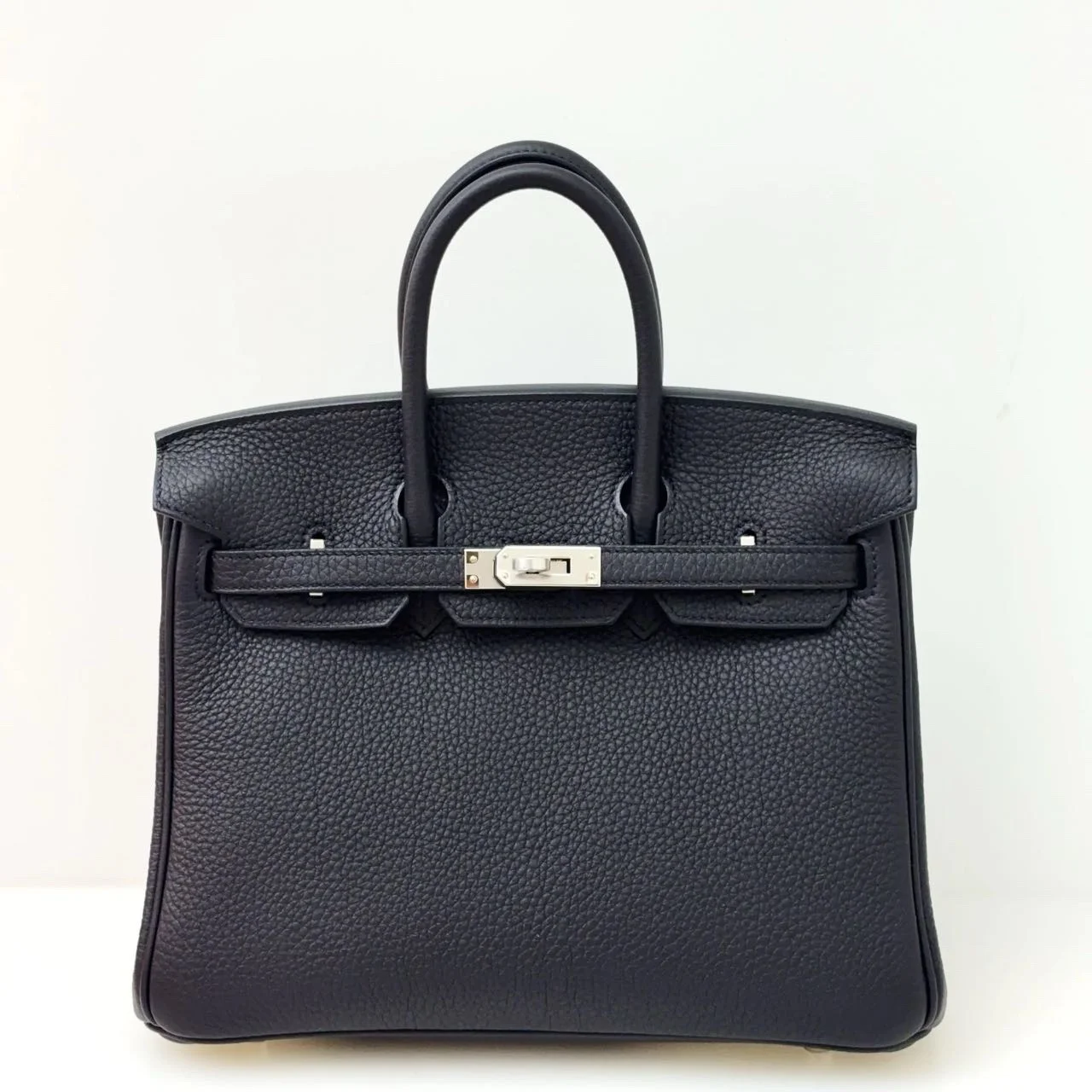Birkin 25｜全新，万能经典百搭黑银款Togo牛皮 黑色 银扣 G刻
