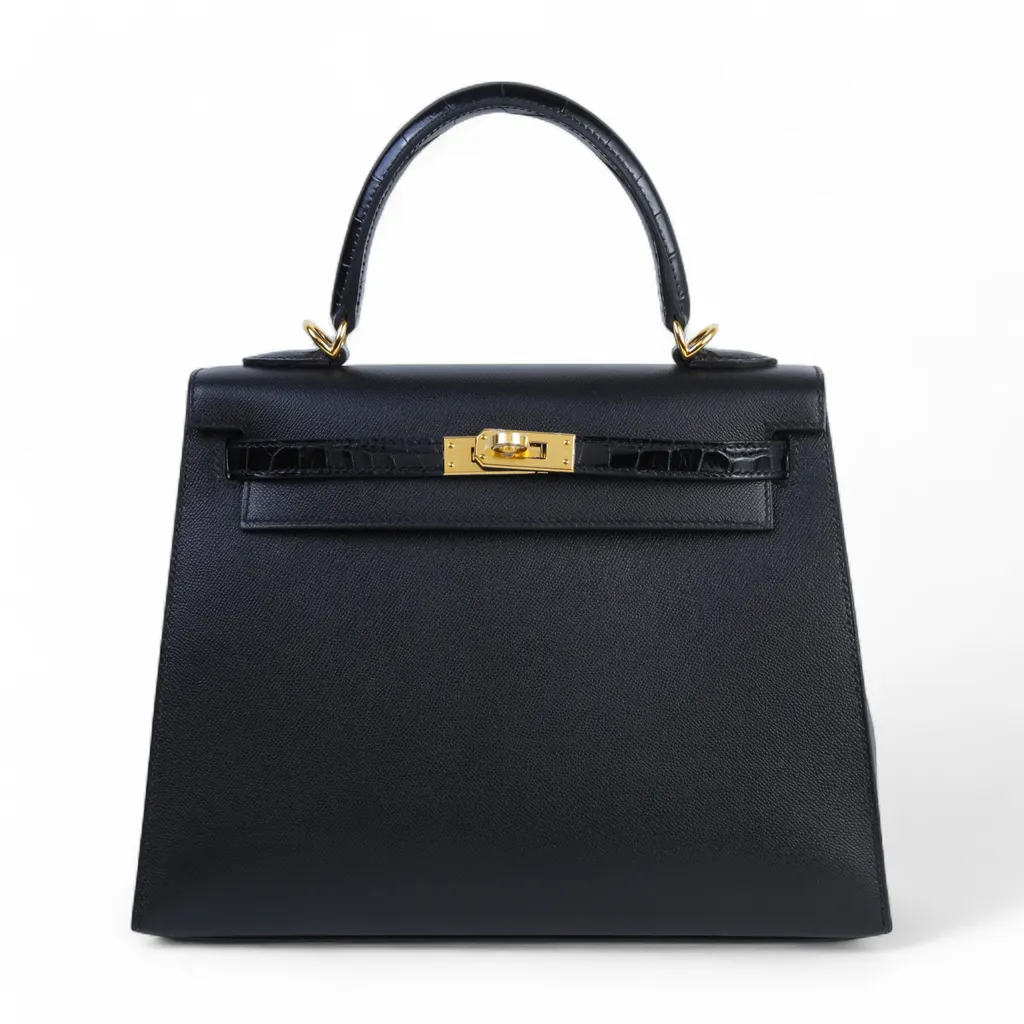Kelly 25 Sellier Touch Noir (89)