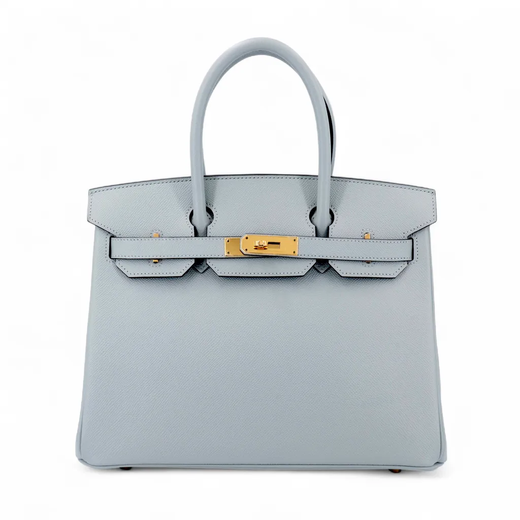 Birkin 30 Bleu Glacier (8U)