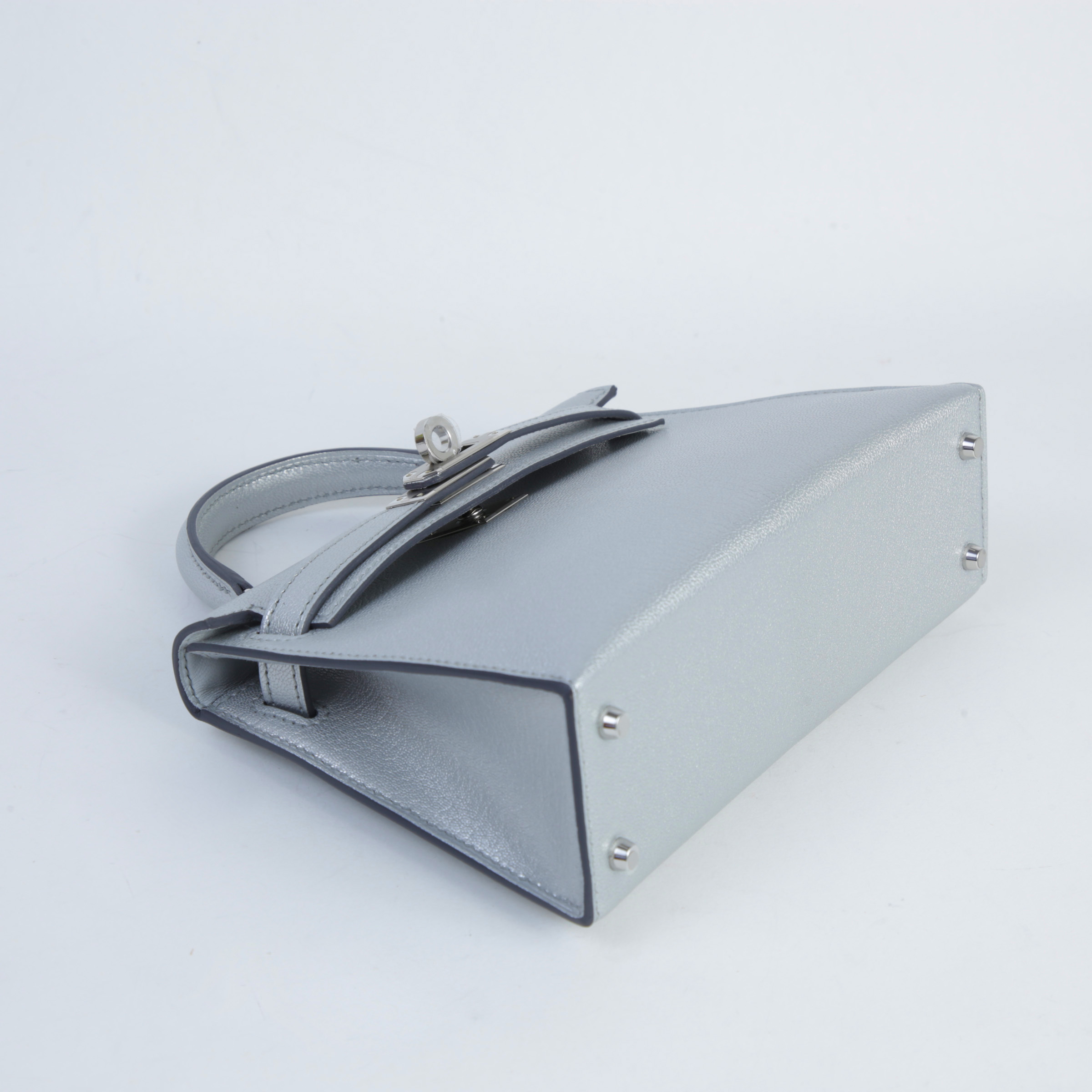 ランク N 新品 HERMÈS エルメス ミニケリー2 アルジャン (05