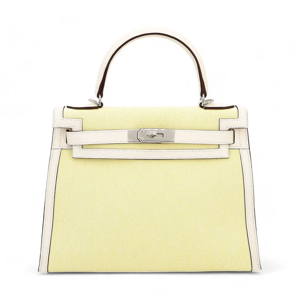 Kelly 28 Sellier Jaune Citron (9N) Nata (I2)