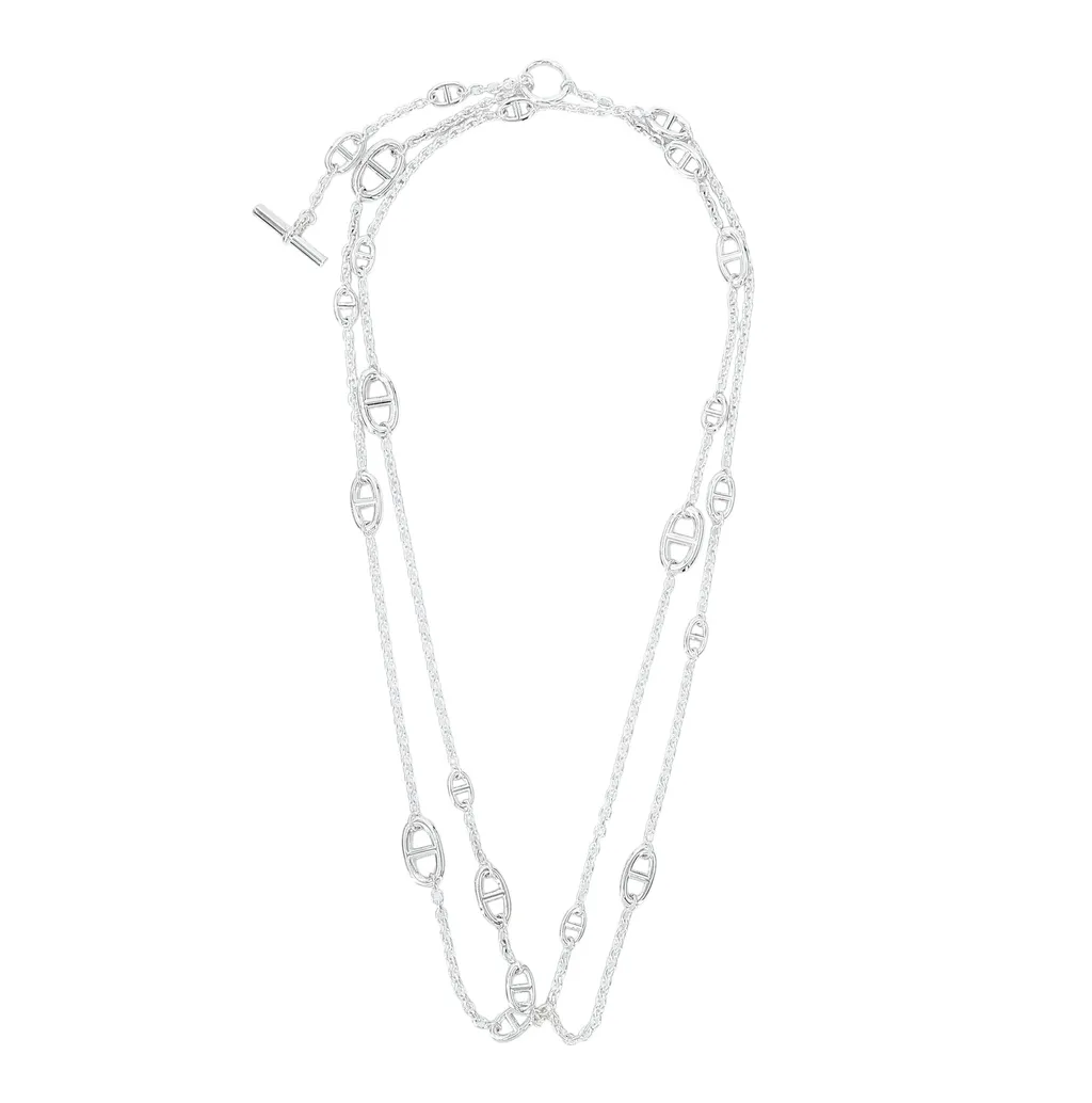 Farandole long necklace 160 Silver