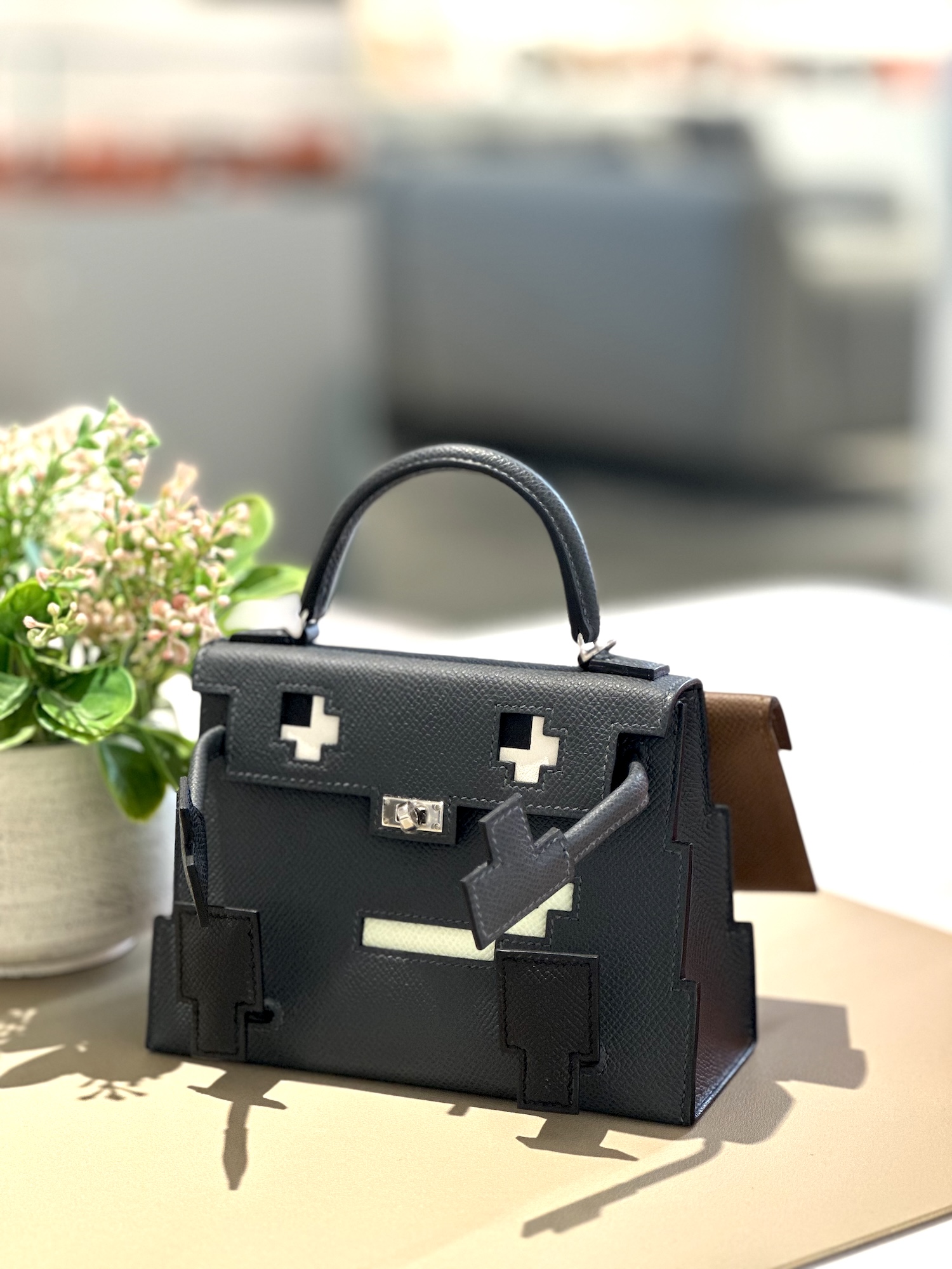 ランク N 新品 HERMÈS エルメス 限定品 ケリードール ピクト ヴェール