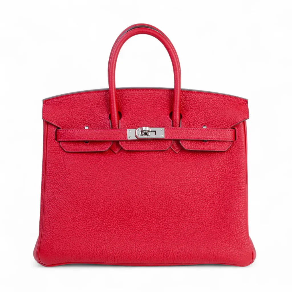 Birkin 25 Verso Rouge H (55) Rouge Casaque (Q5)