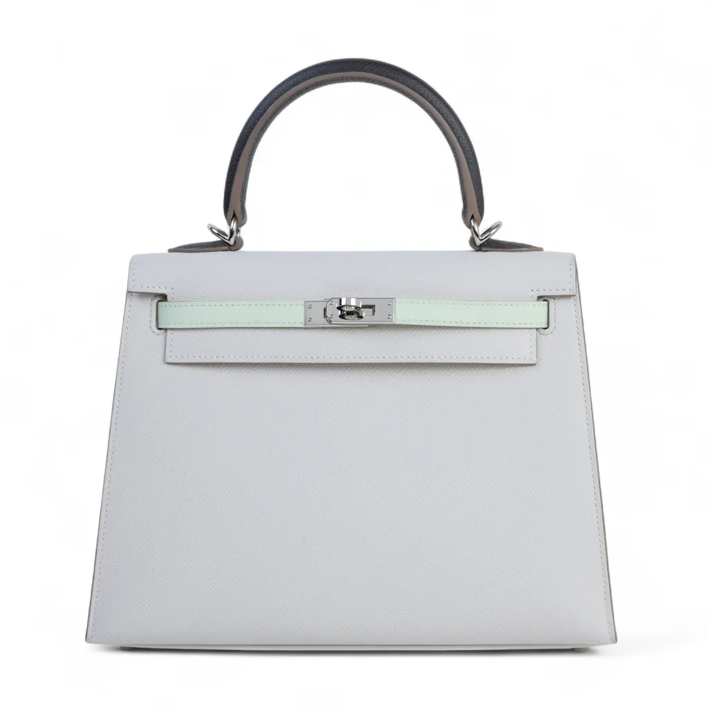 Kelly 25 Sellier Graphite (88) Gris Pale (M4) Vert Fizz (0S)