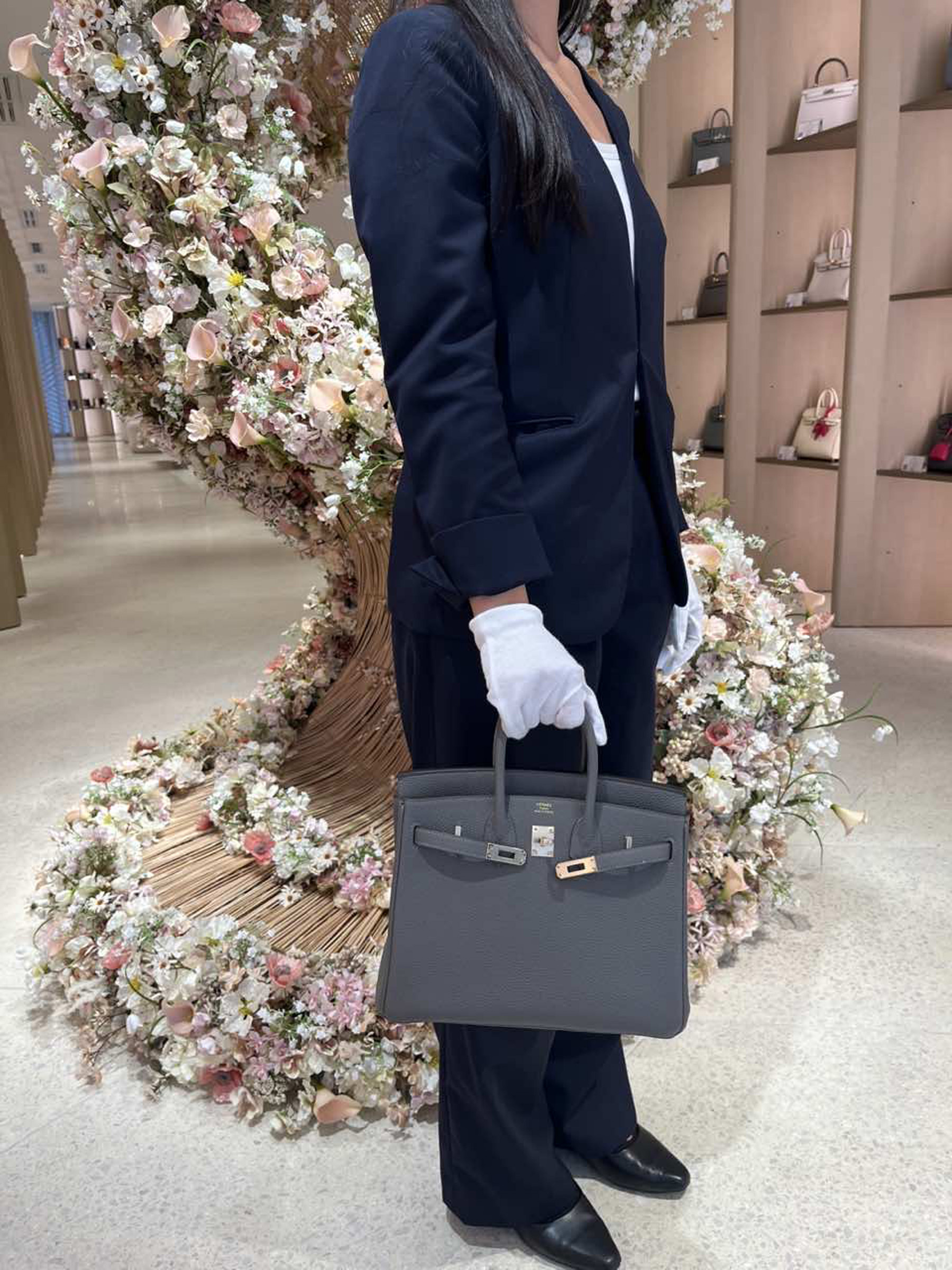 Birkin 25 Gris Meyer (0L) - GINZA XIAOMA | Hermès Boutique Tokyo