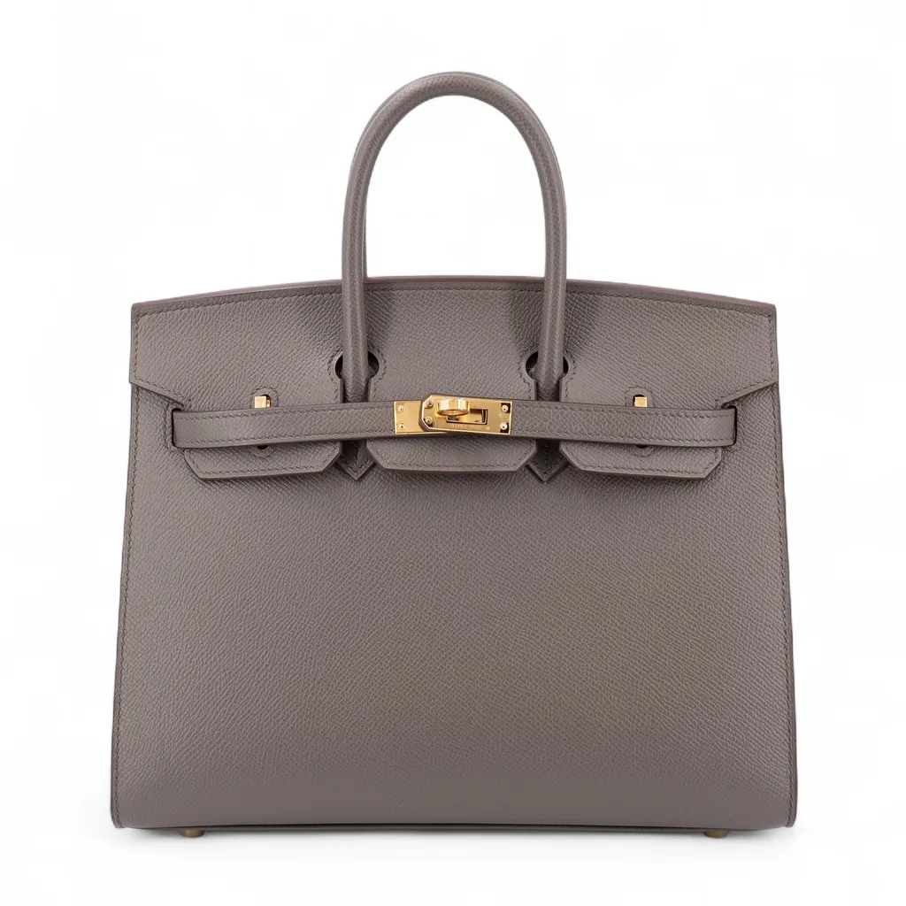 Birkin 25 Sellier Etain (8F)