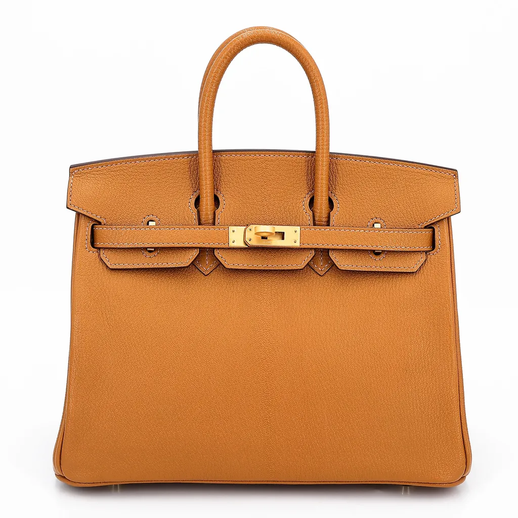 Birkin 25  Verso HSS Caramel (28) Jaune Ambre (9D)