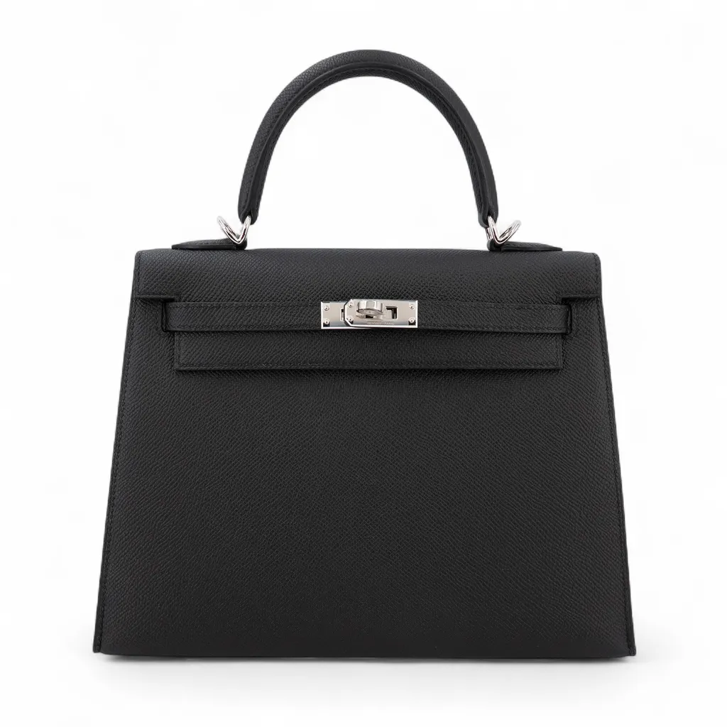 Kelly 25 Sellier Noir (89)
