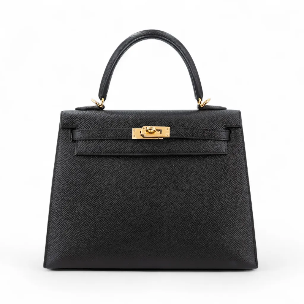 Kelly 25 Sellier Noir (89)
