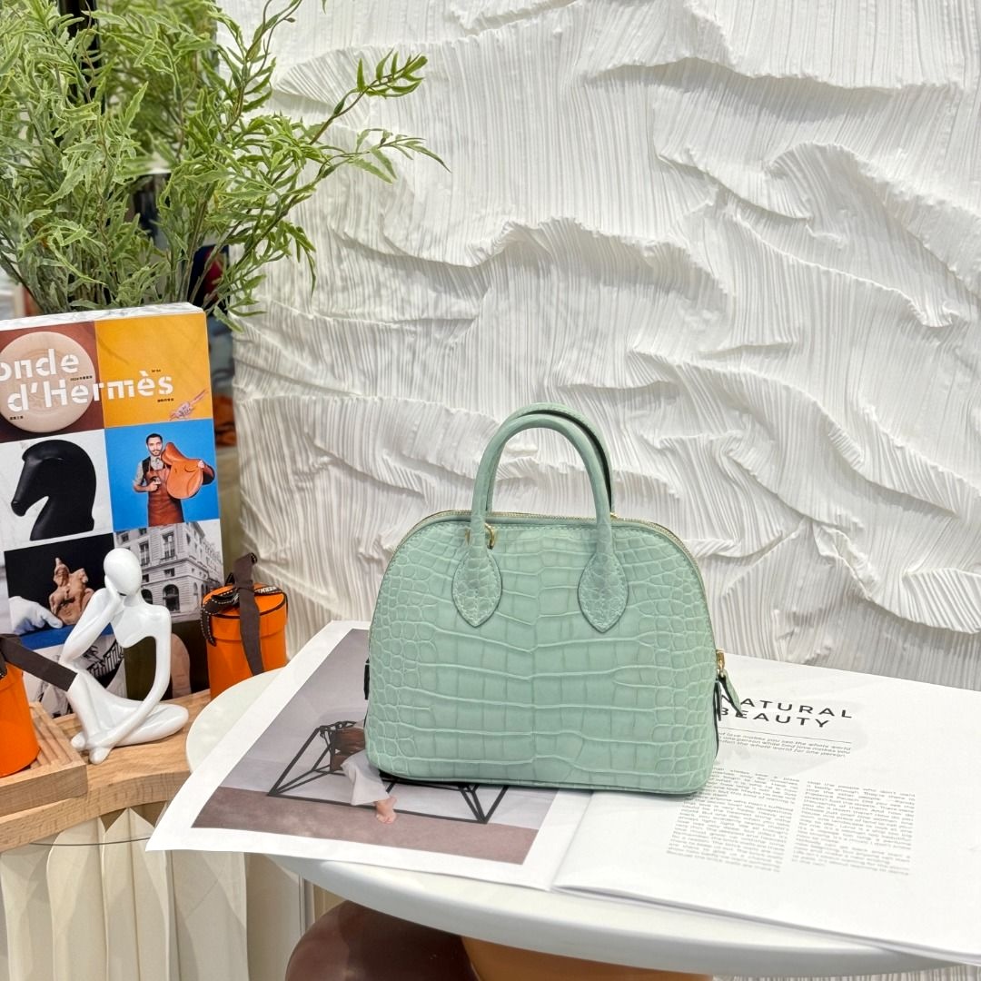 ランク SA HERMÈS エルメス ボリード1923 ミニ ヴェール・デュー(6U