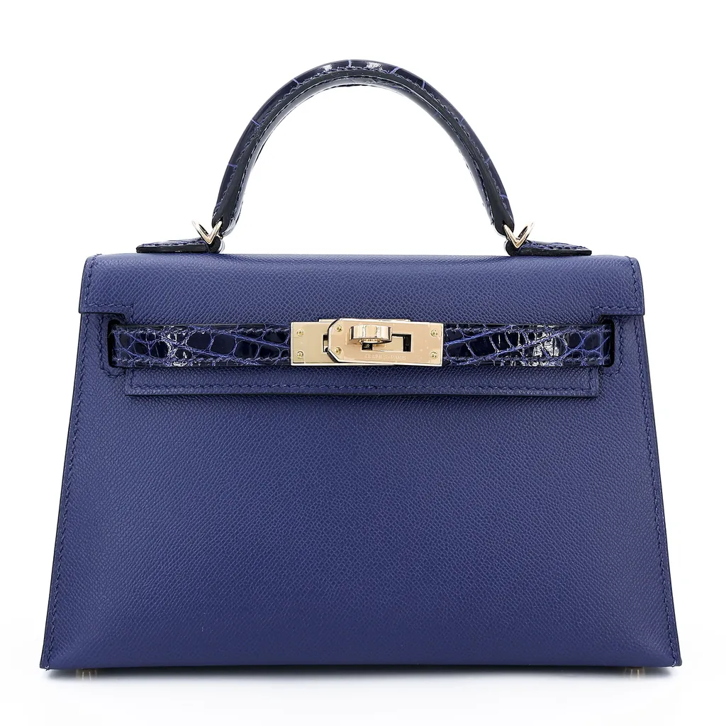 Mini Kelly II Touch Bleu Saphir (73)