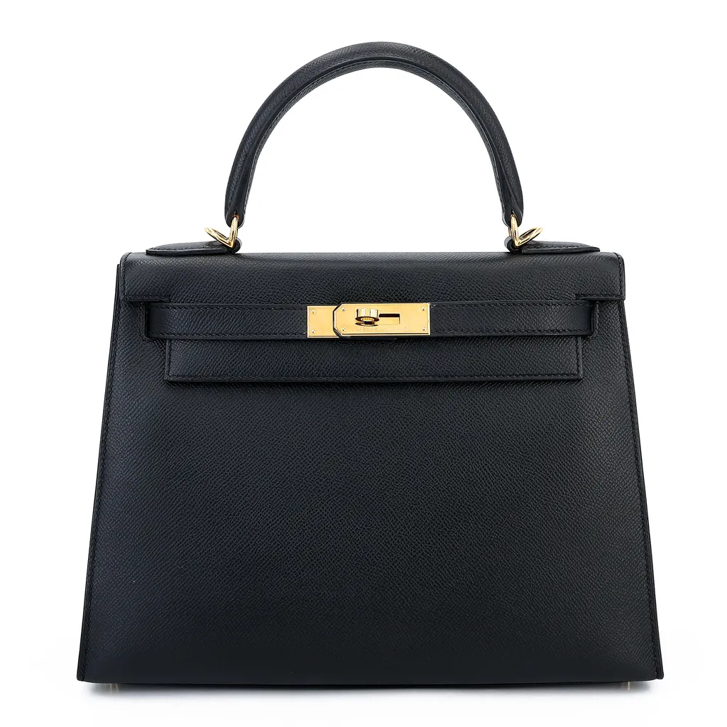 Kelly 28 Sellier Noir (89)