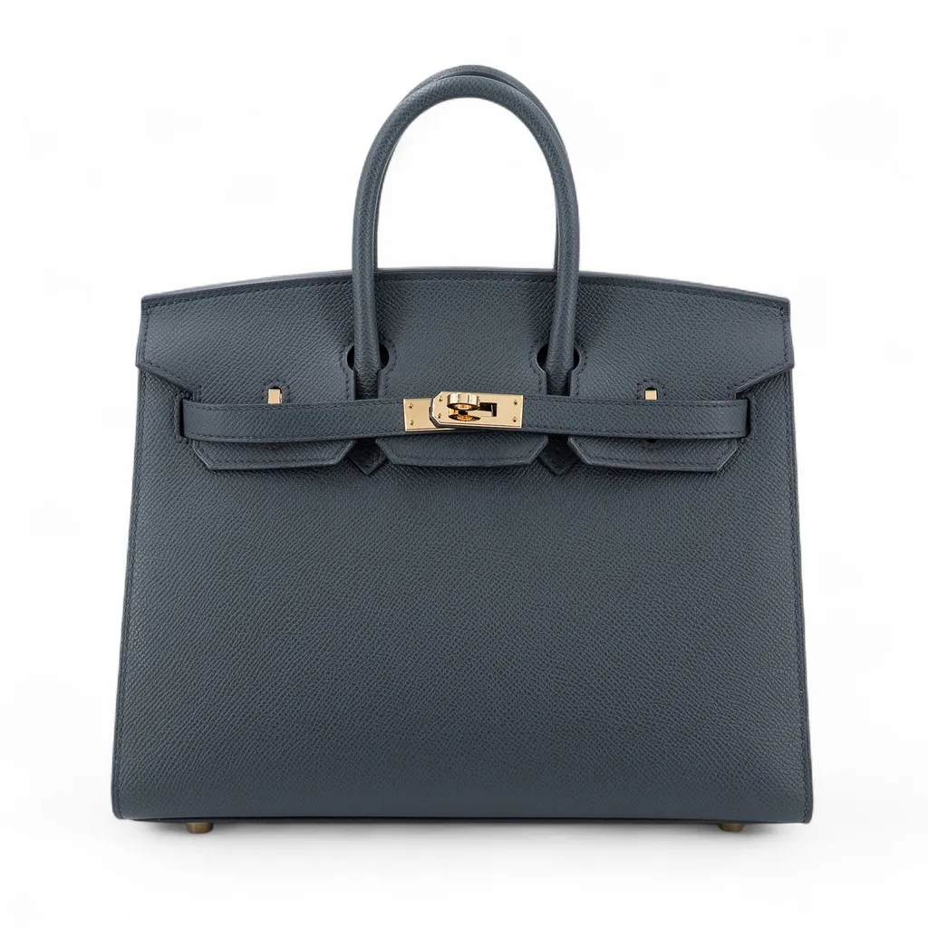 Birkin 25 Sellier Gris misty (H0)