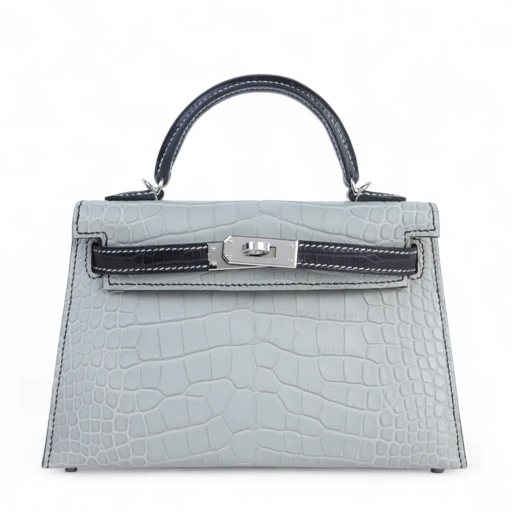 Mini Kelly II Noir (89) Gris Perle (80)
