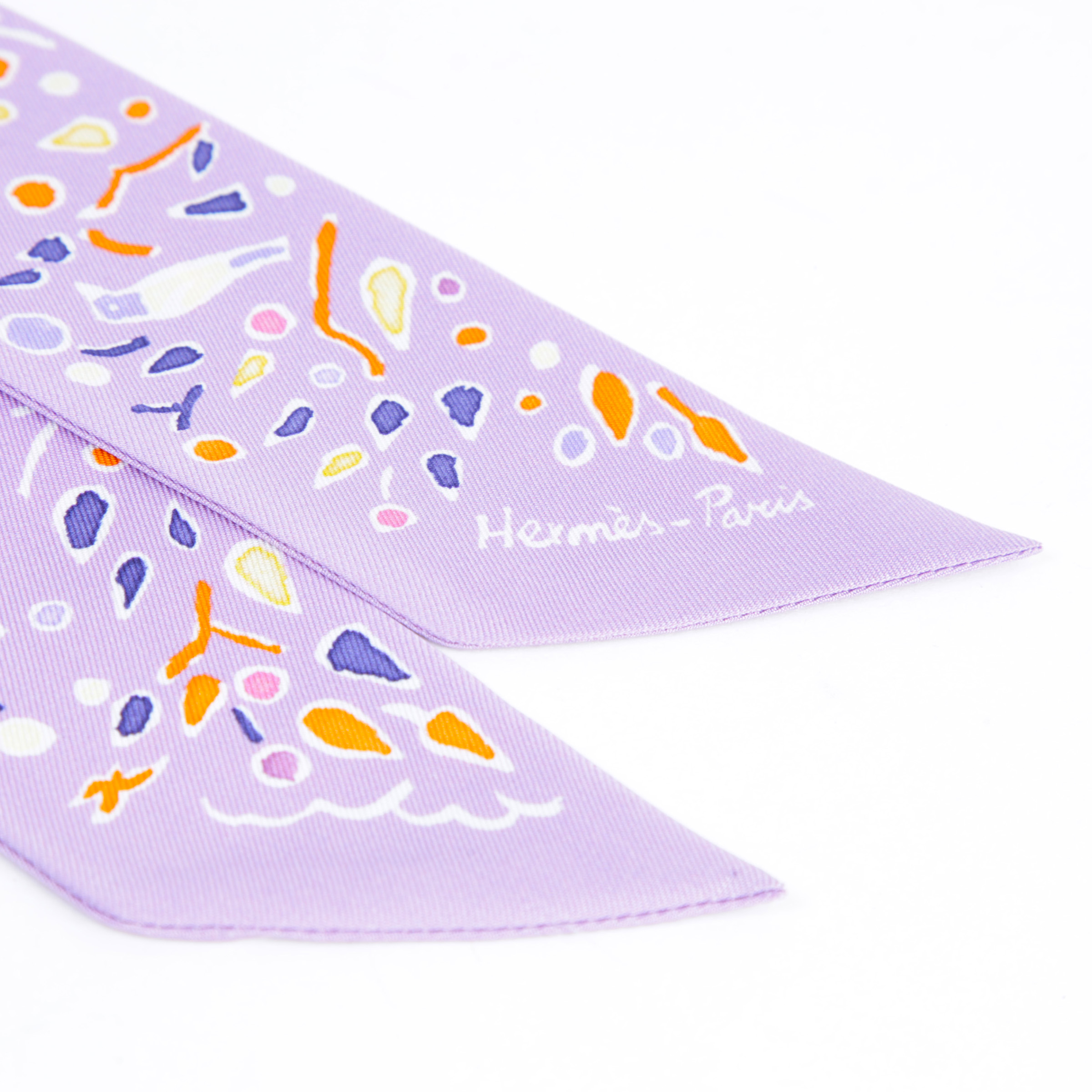 Twilly ISOLA DI PRIMAVERA Purple - GINZA XIAOMA | Hermès Boutique