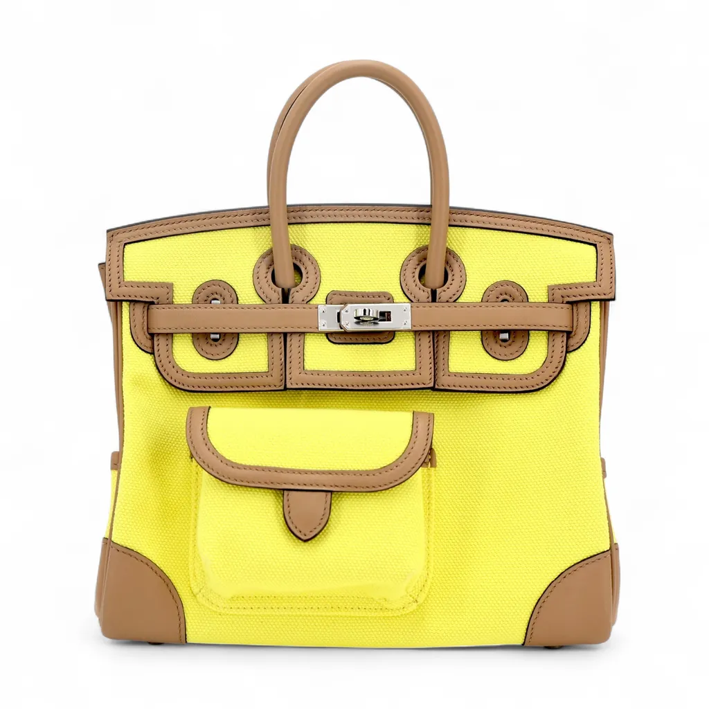 Birkin Cargo 25 Jaune Citron (9N) Chai (0M)