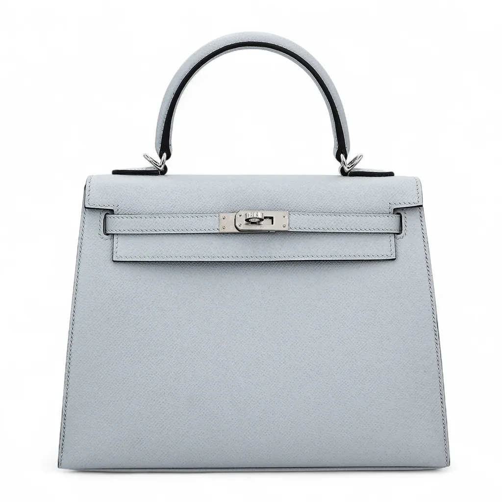 Kelly 25 Sellier Bleu Glacier (8U)