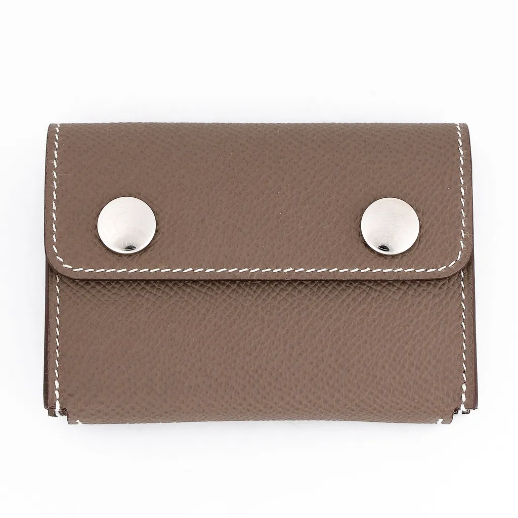 Hermesnap card holder Etoupe (18)