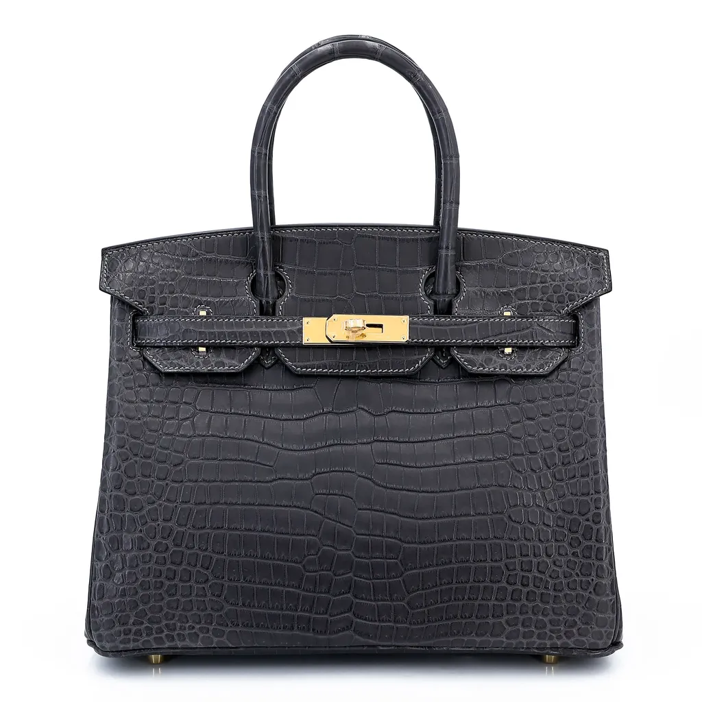 Birkin 30 HSS Verso Graphite (88) Bleu de Malte (7L)