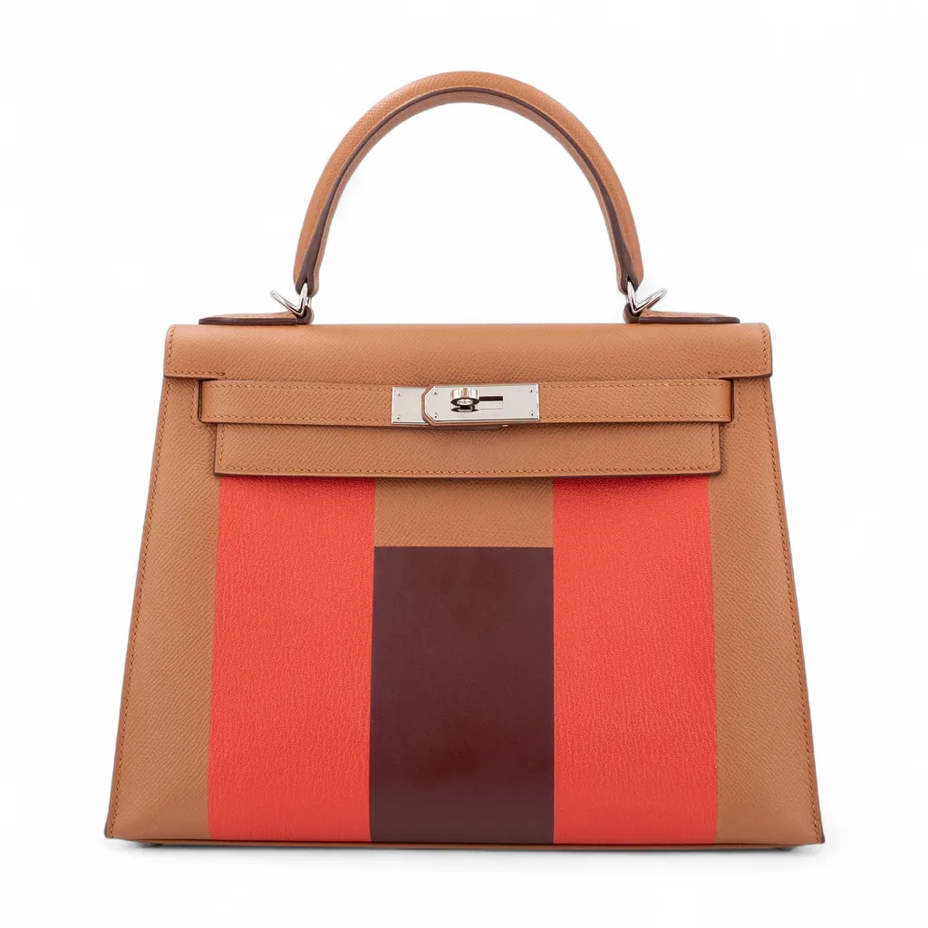 Kelly 28 Graphie Sellier Letter H Gold (37) Rouge H (55) Capucine (9T)