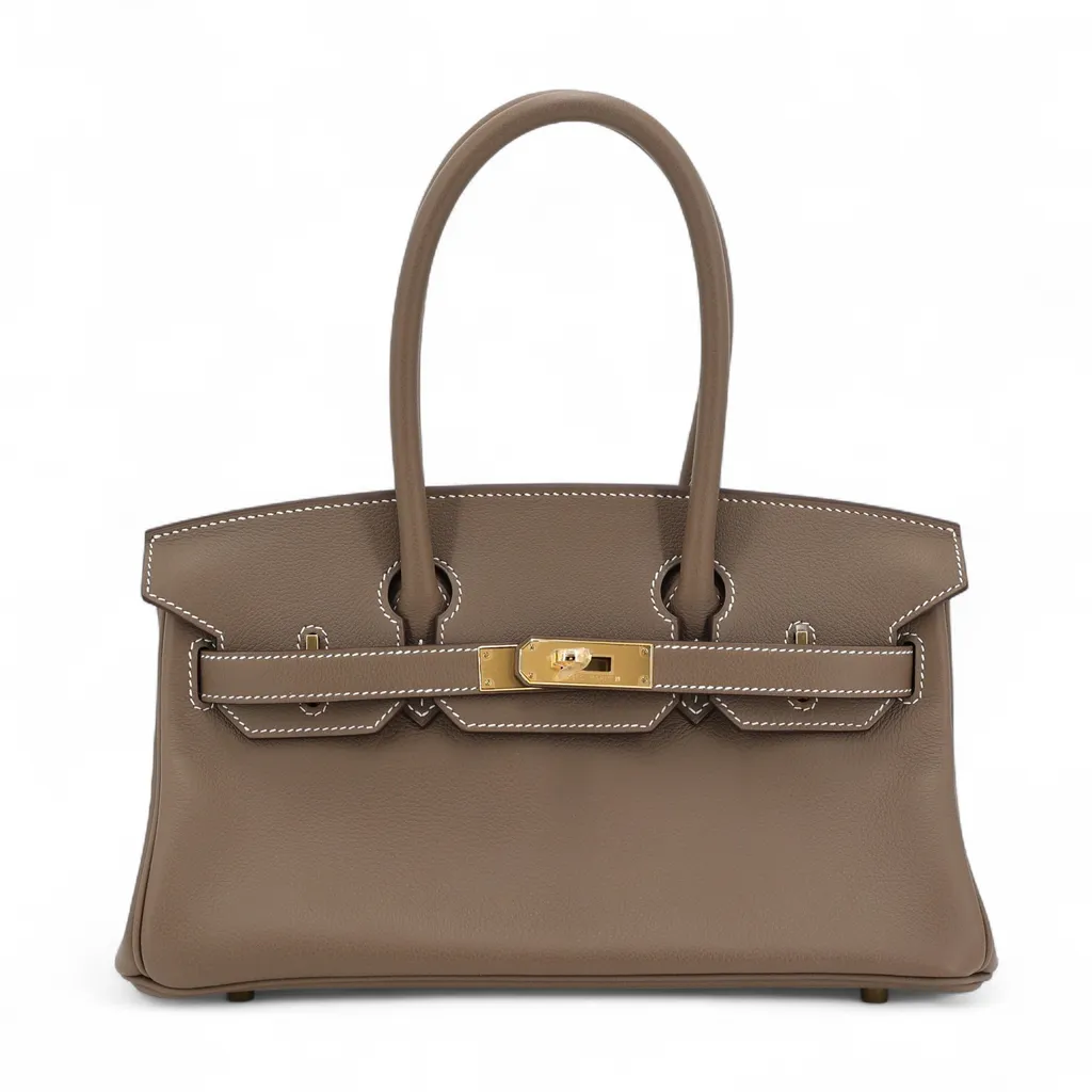 Birkin Shoulder Light 29 Etoupe (18)