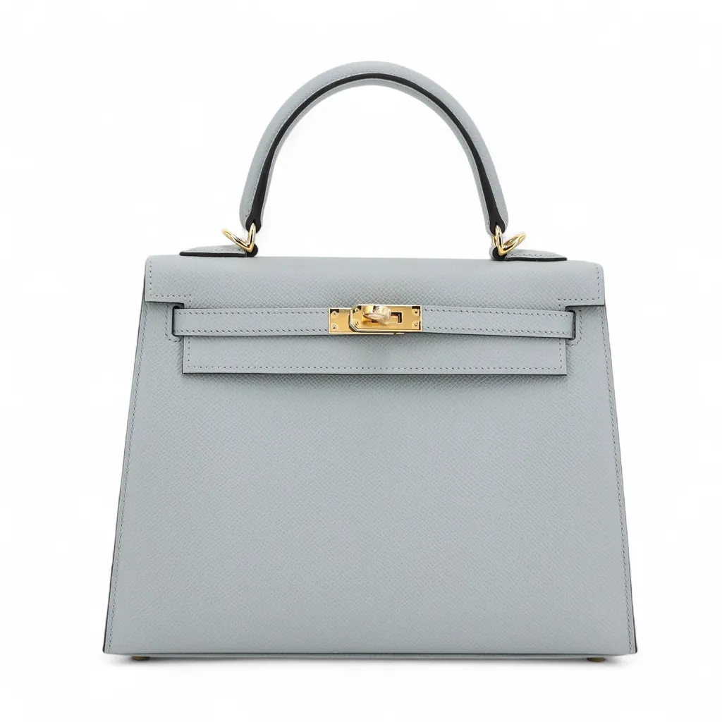 Kelly 25 Sellier Bleu Glacier (8U)