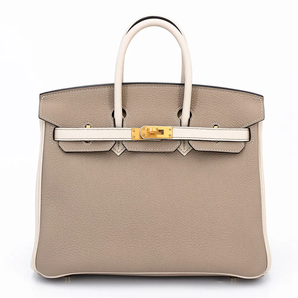 Birkin 25 HSS Trench (S2) Craie (10)