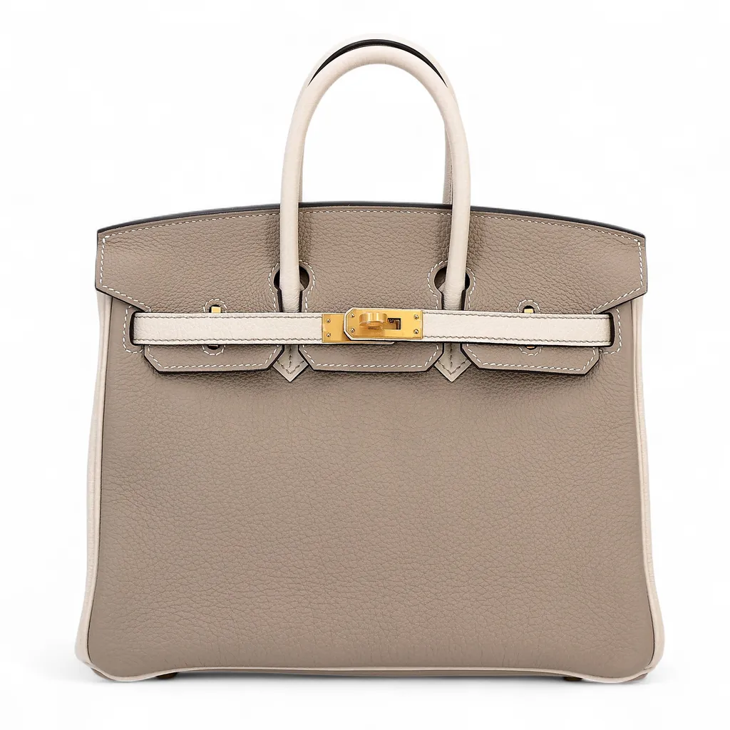 Birkin 25 HSS Trench (S2) Craie (10)