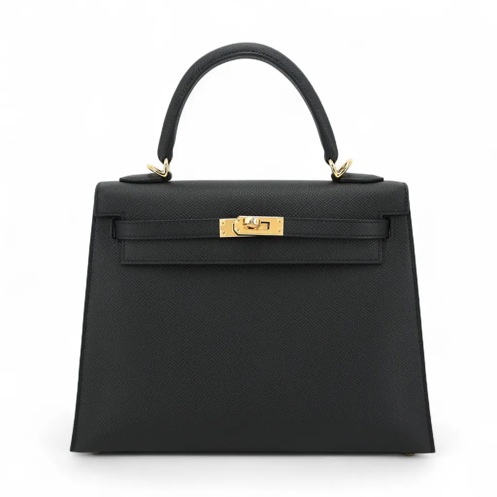 Kelly 25 Sellier Noir (89)