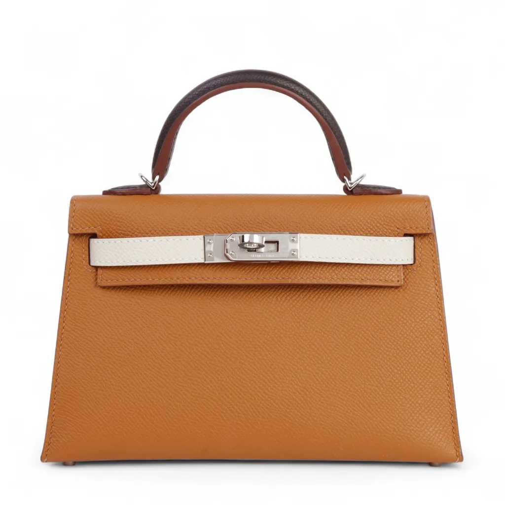 Mini Kelly II Noir (89) Gold (37) Craie (10)