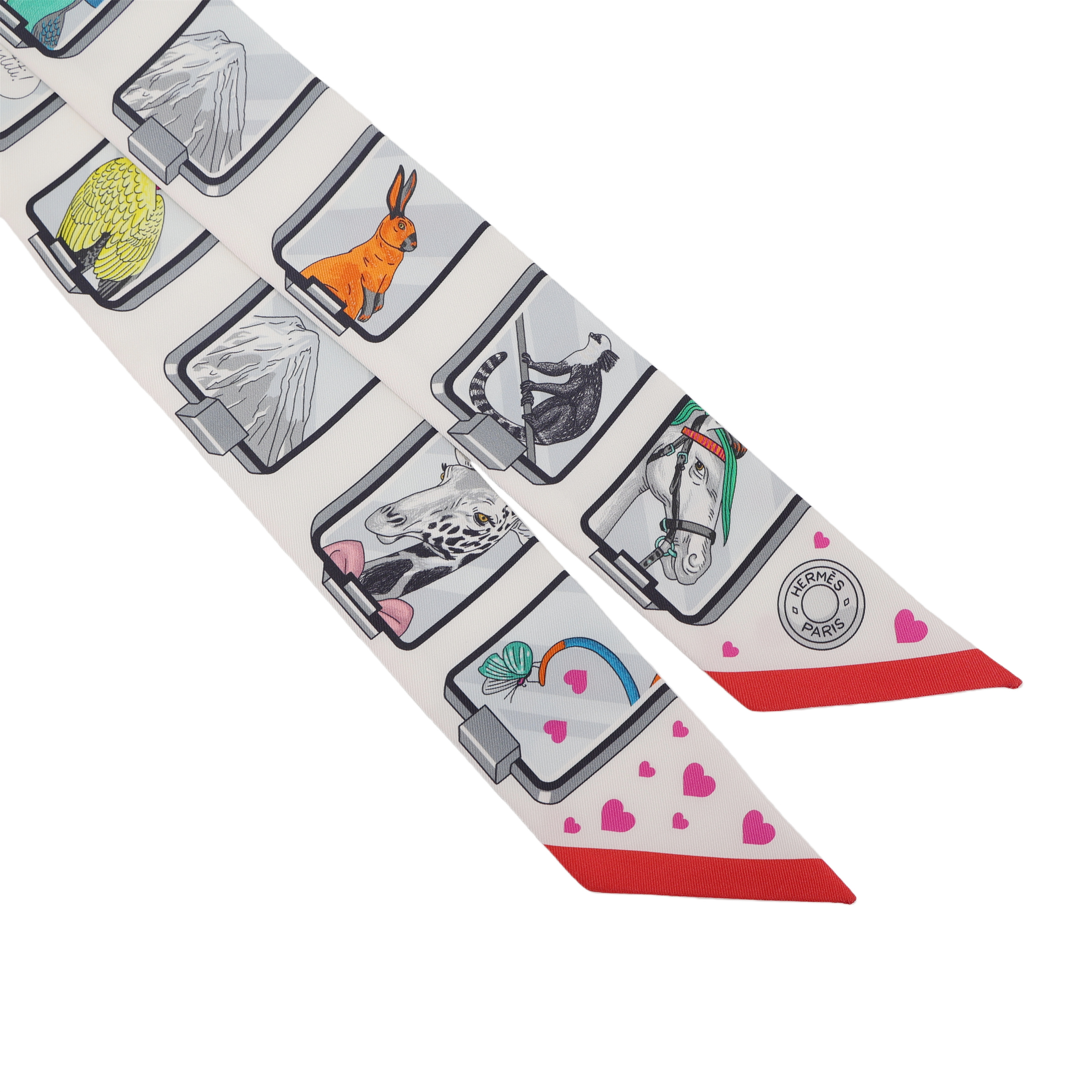 HERMES エルメス　ツイリー　未使用 ランク NS 未使用品 HERMÈS エルメス ツイリー エルメス・ストーリー