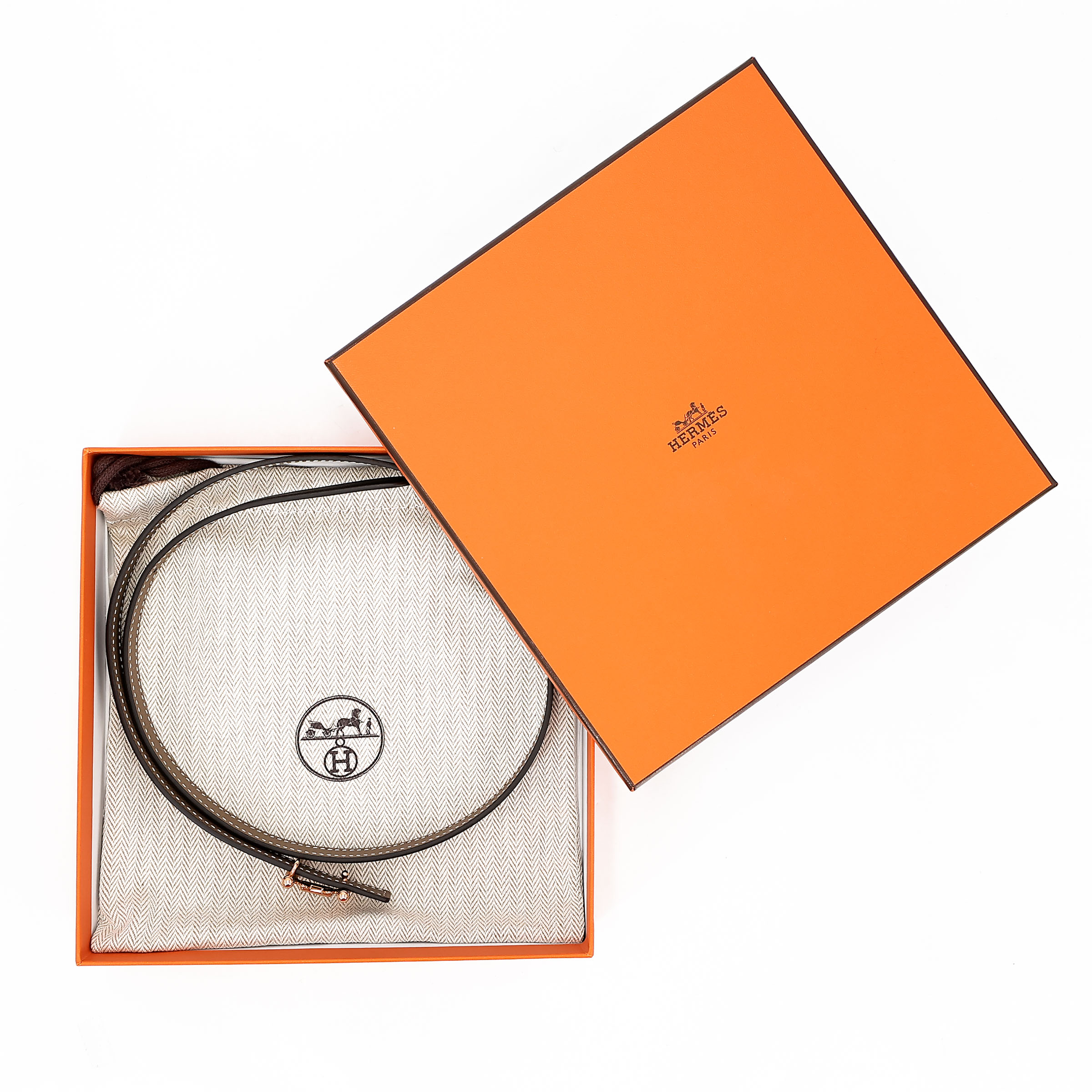 ランク NS 未使用品 HERMÈS エルメス モース H ベルト ブラック (89