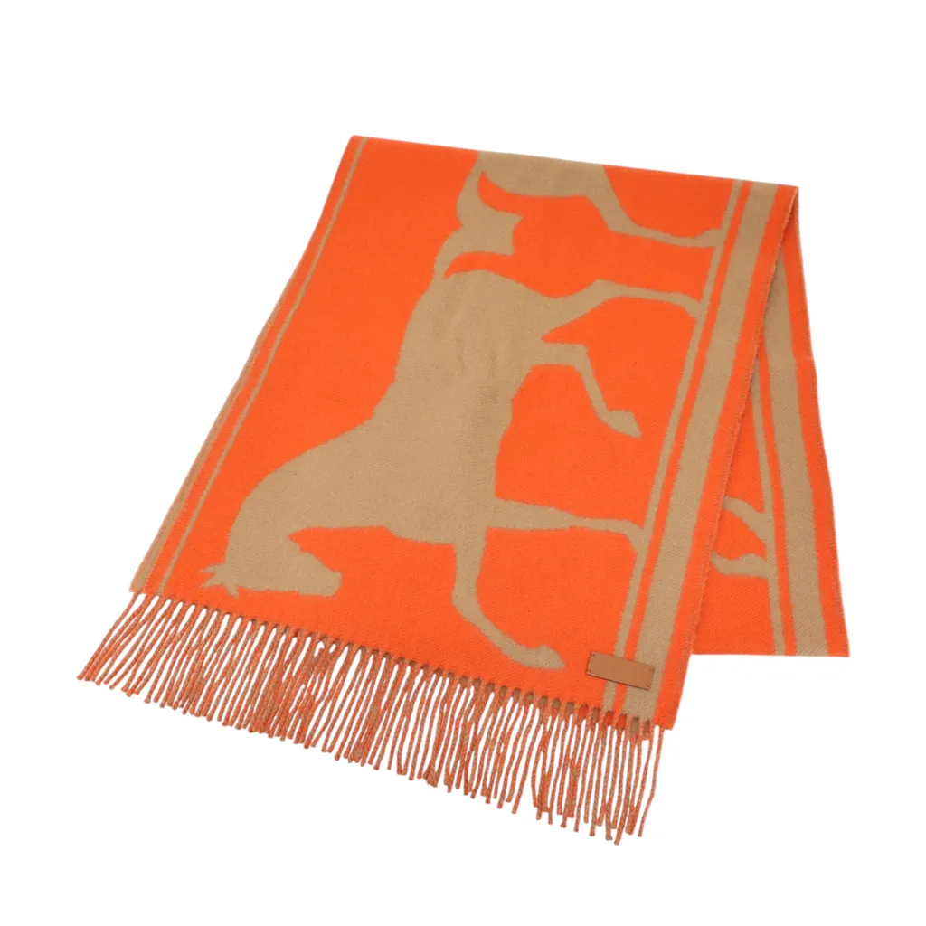 Casaque Tete a Queue scarf Orange