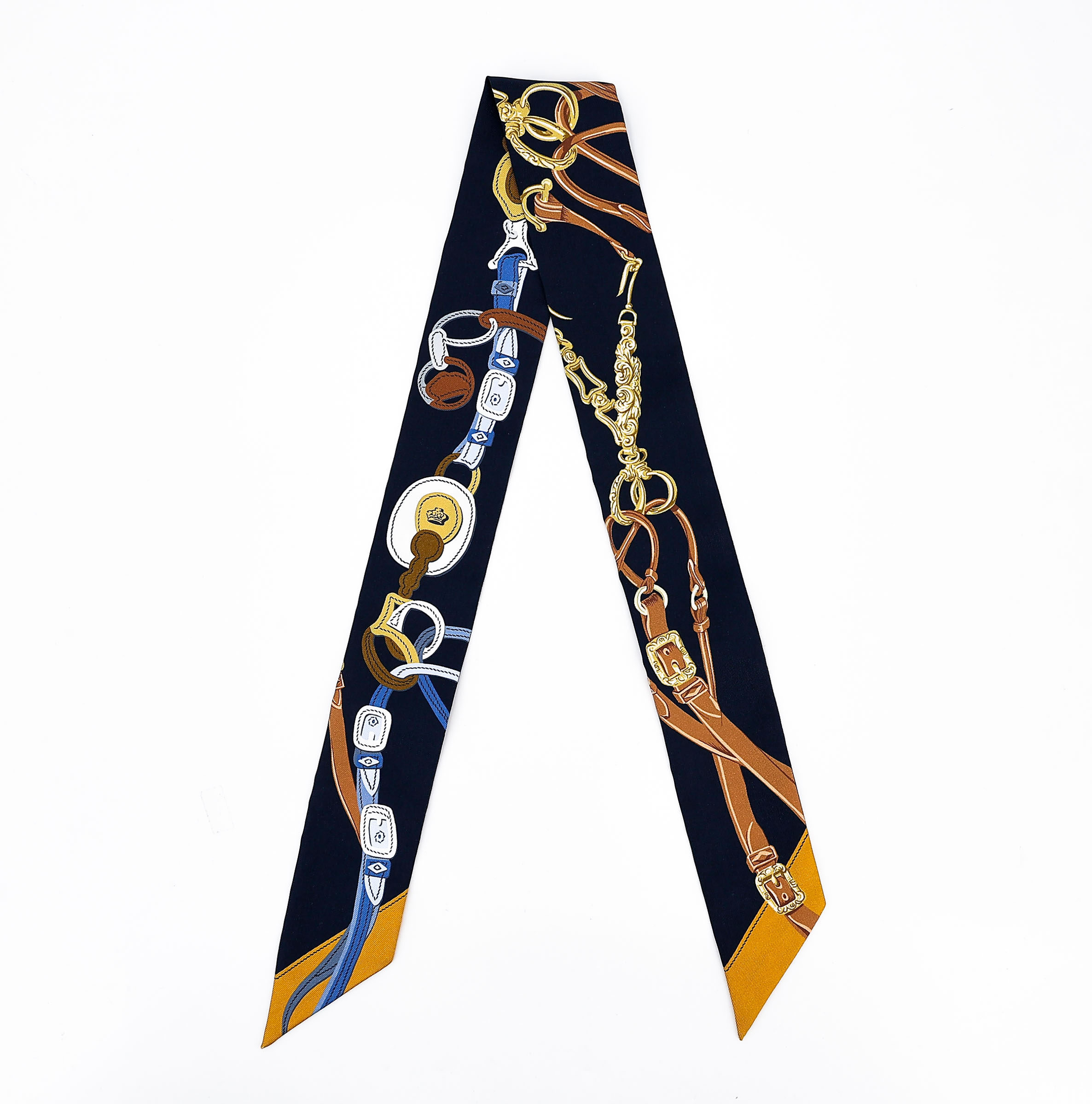 未使用　エルメス　ツイリー ランク NS 未使用品 HERMÈS エルメス ツイリー ブリッド・ドゥ・ガラ