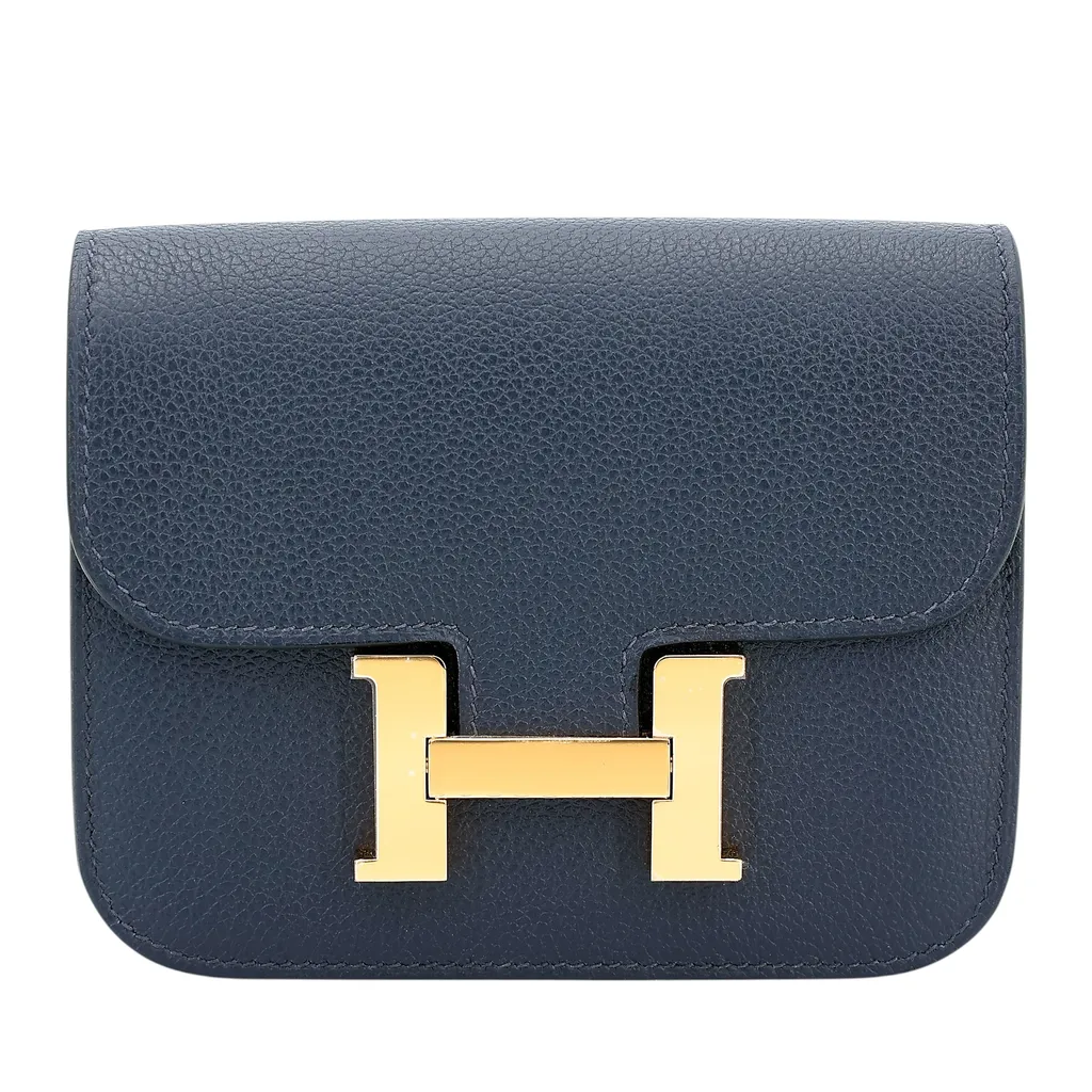 Constance Slim Wallet Bleu Nuit (2Z)