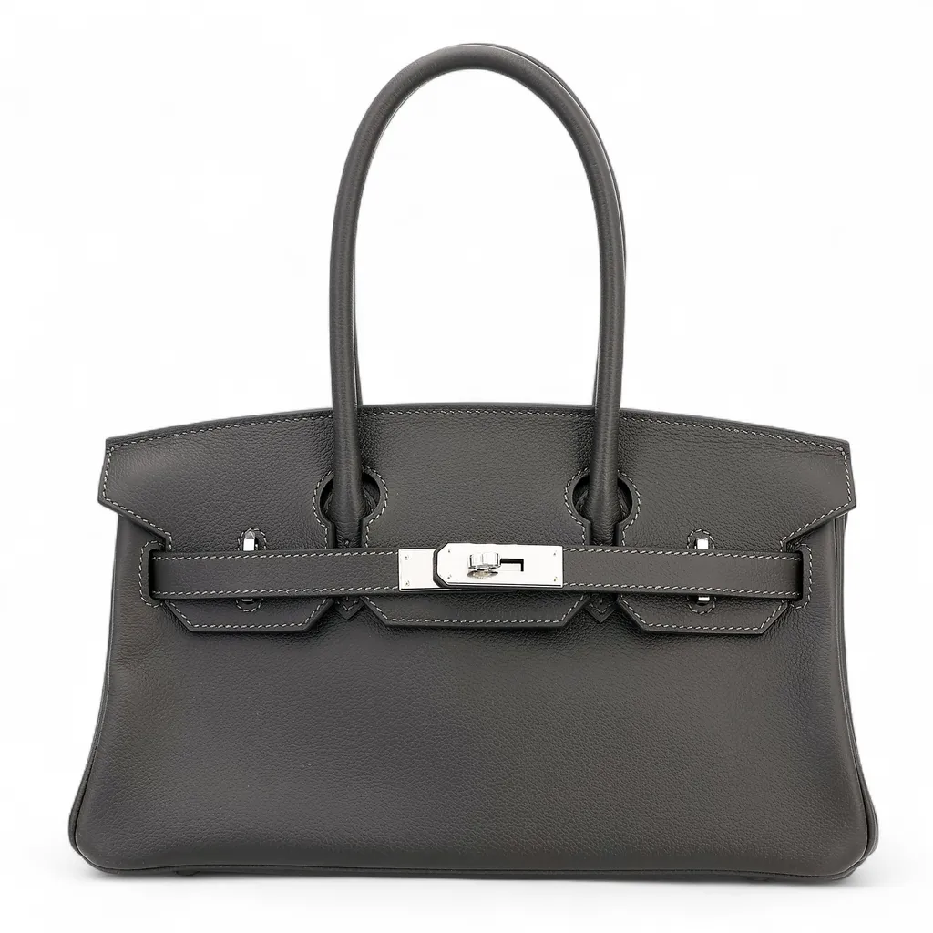 Birkin Shoulder Light 29 Vert Bronze (60)