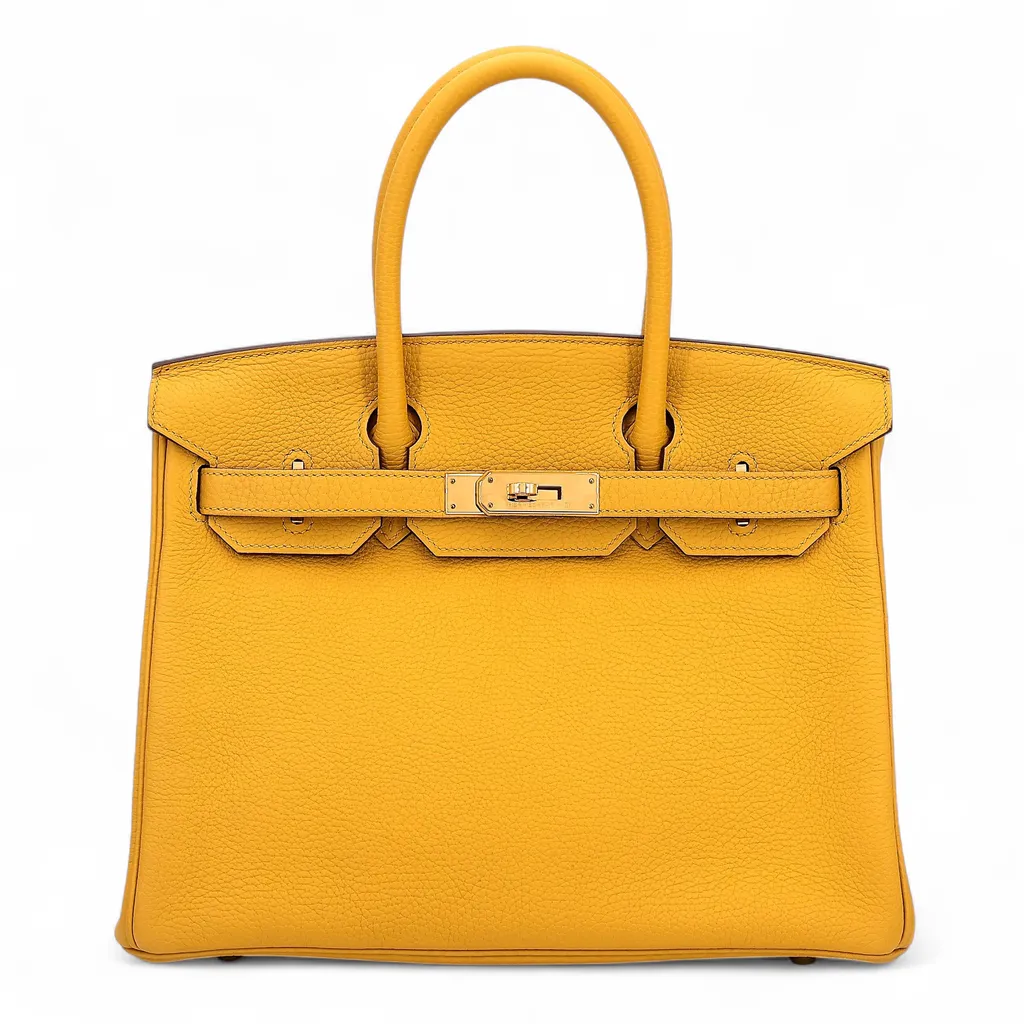 Birkin 30 Jaune Ambre (9D)