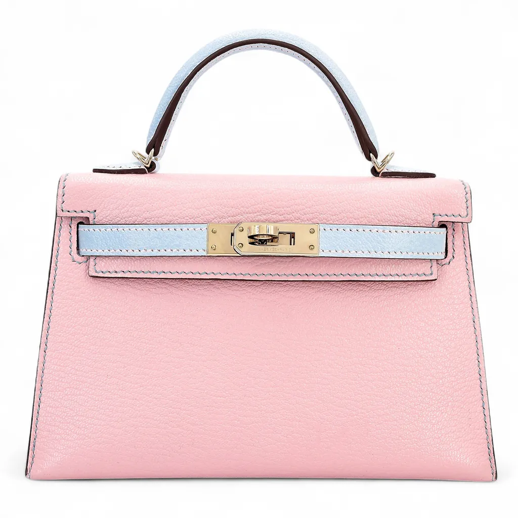 Mini Kelly II HSS Rose Sakura (3Q) Bleu Brume (T0)