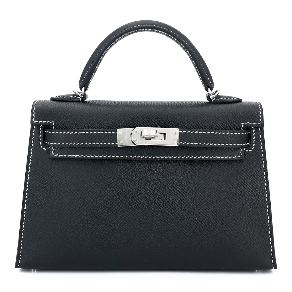 Mini Kelly II HSS Noir (89) Gris Perle (80)