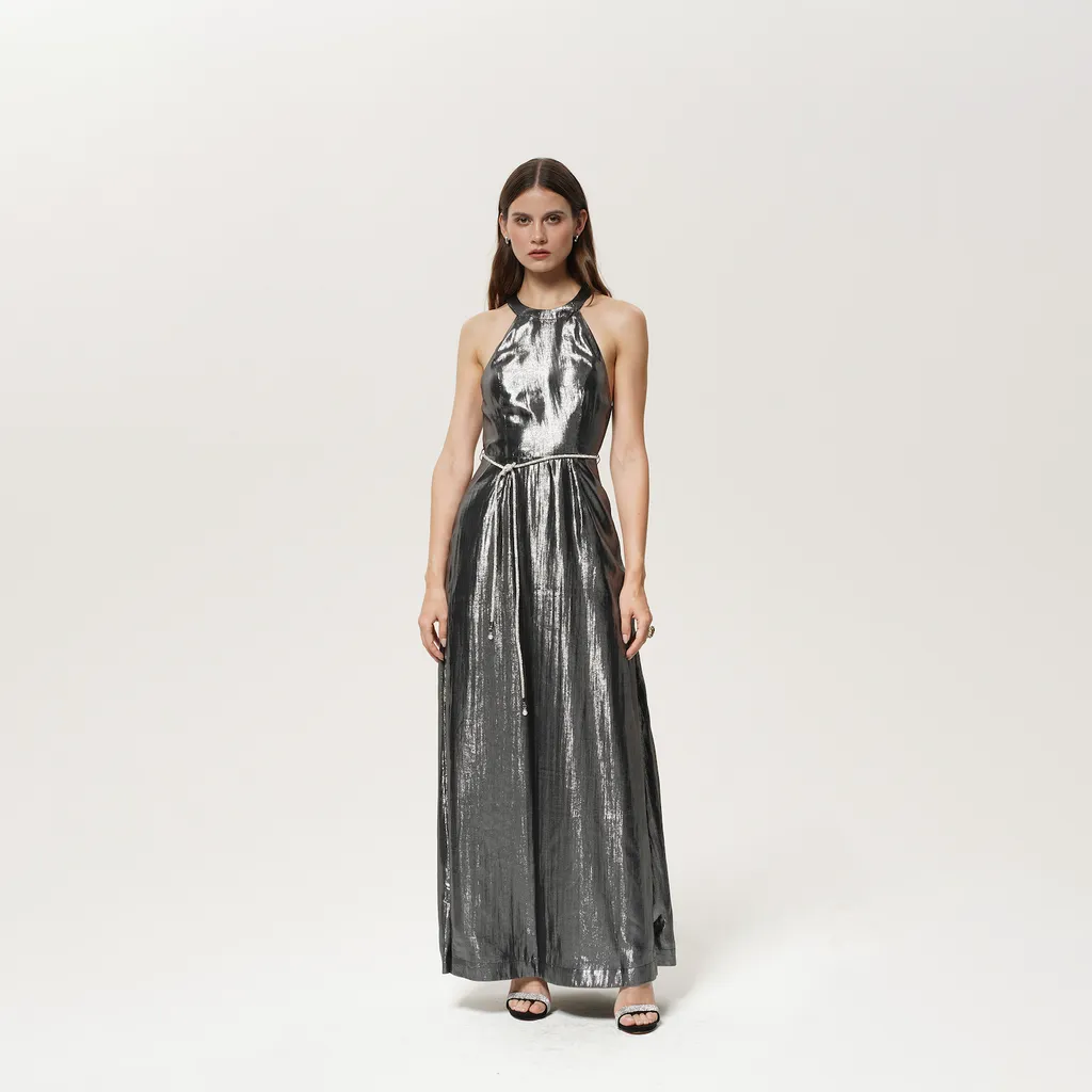 Silia Dress Silver Size XS