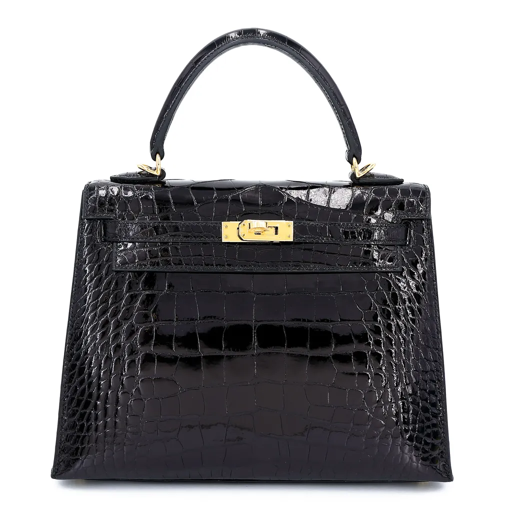 Kelly 25 Sellier Noir (89)