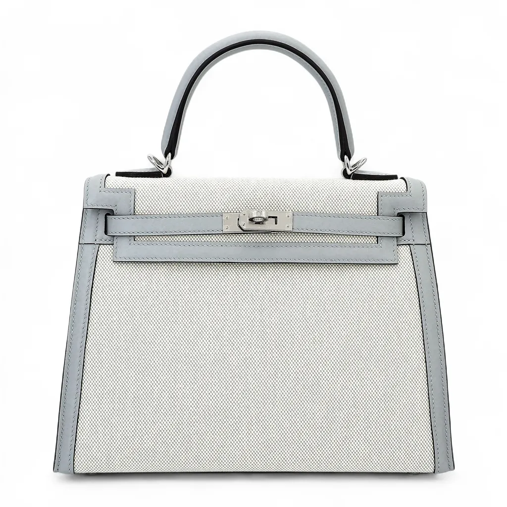 Kelly 25 Sellier Bleu Glacier (8U)