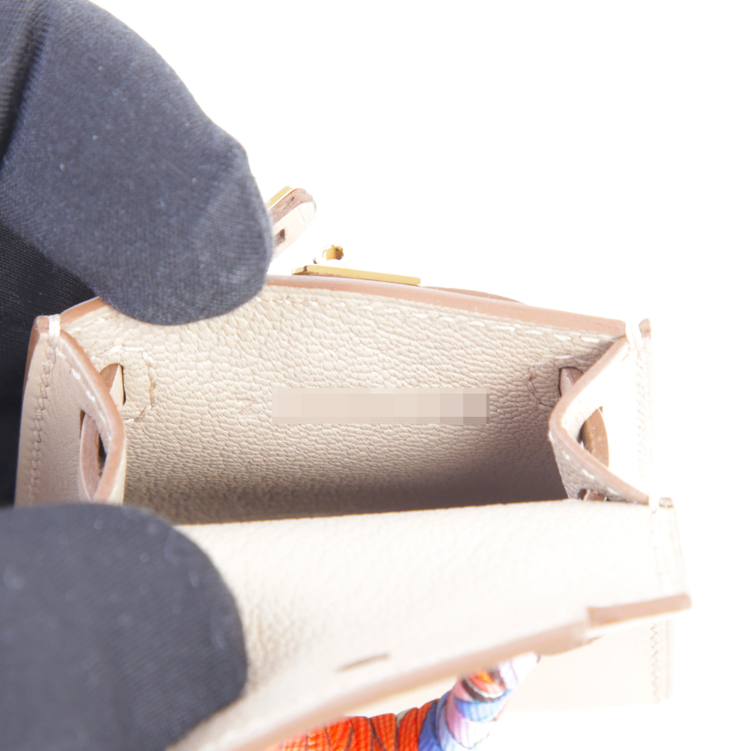 ランク SA HERMÈS エルメス ケリーツイリー ベージュ タデラクト