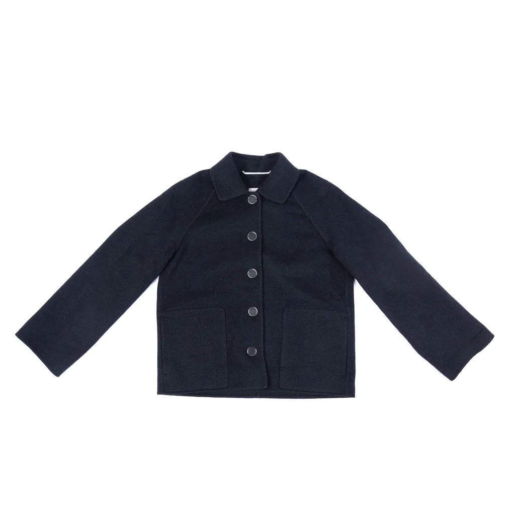 ジャケット セリエボタン ブラック