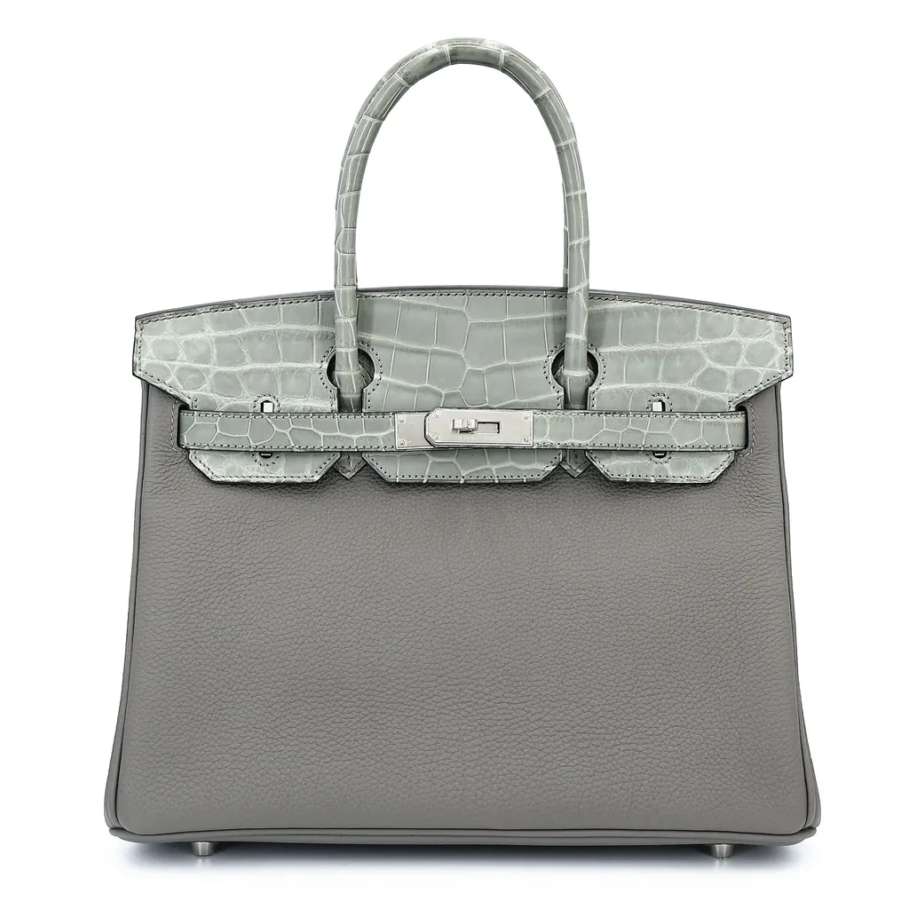 Birkin 30 touch Gris Meyer (0L) Gris Ciment (0V)