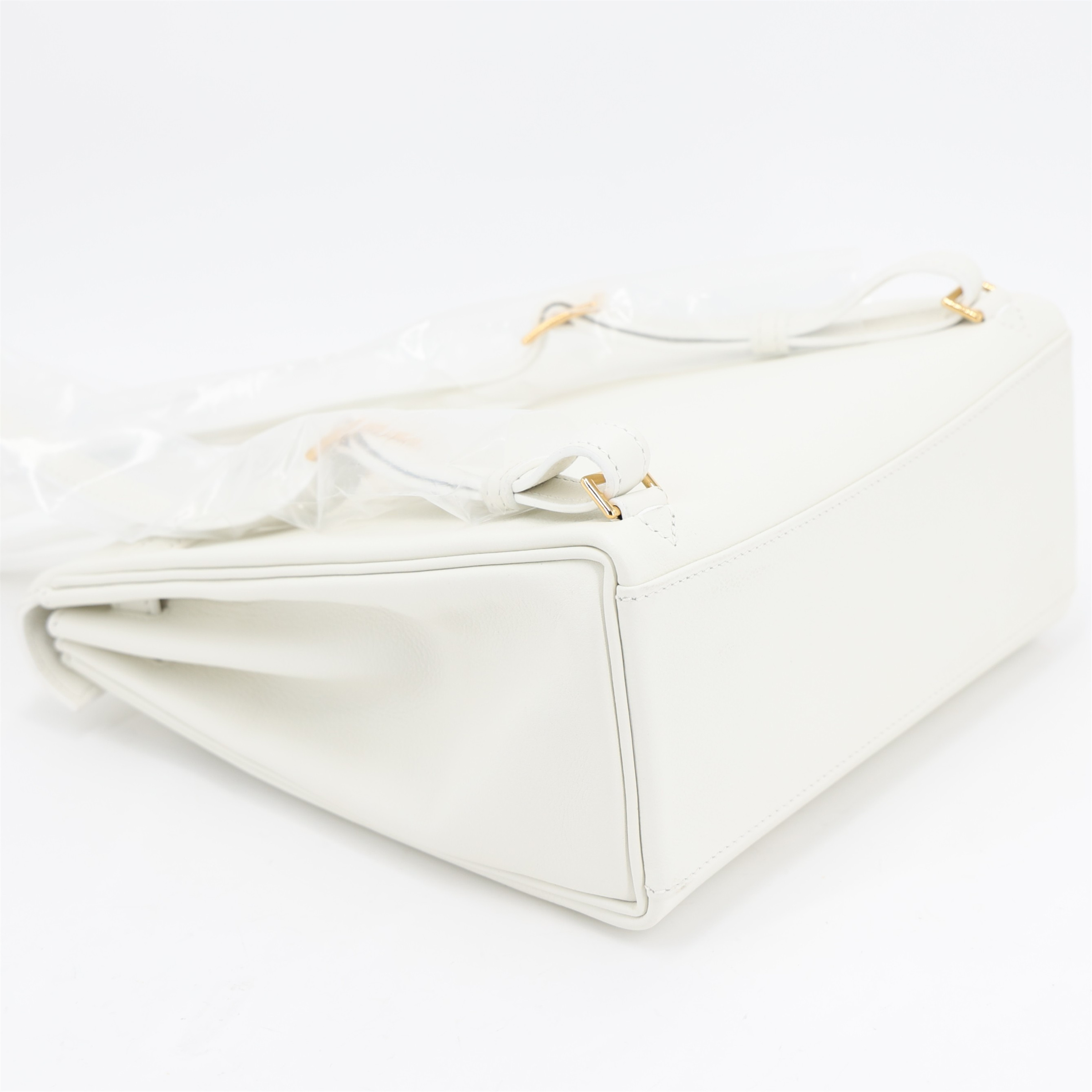 ランク NS 未使用品 HERMÈS エルメス ケリーアドGM ホワイト (01