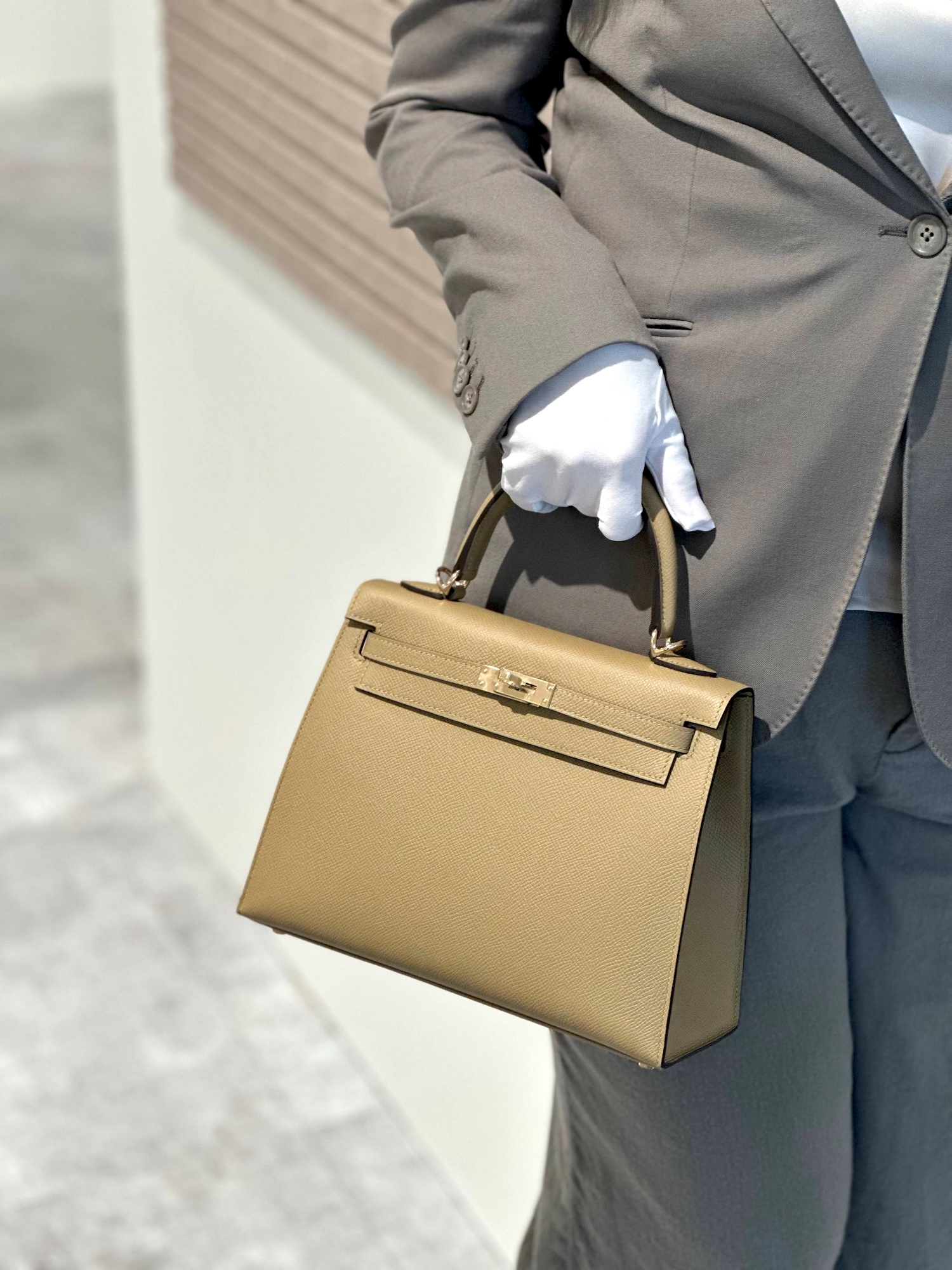 ランク N 新品 HERMÈS エルメス ケリー25 セリエ プシエール (1C