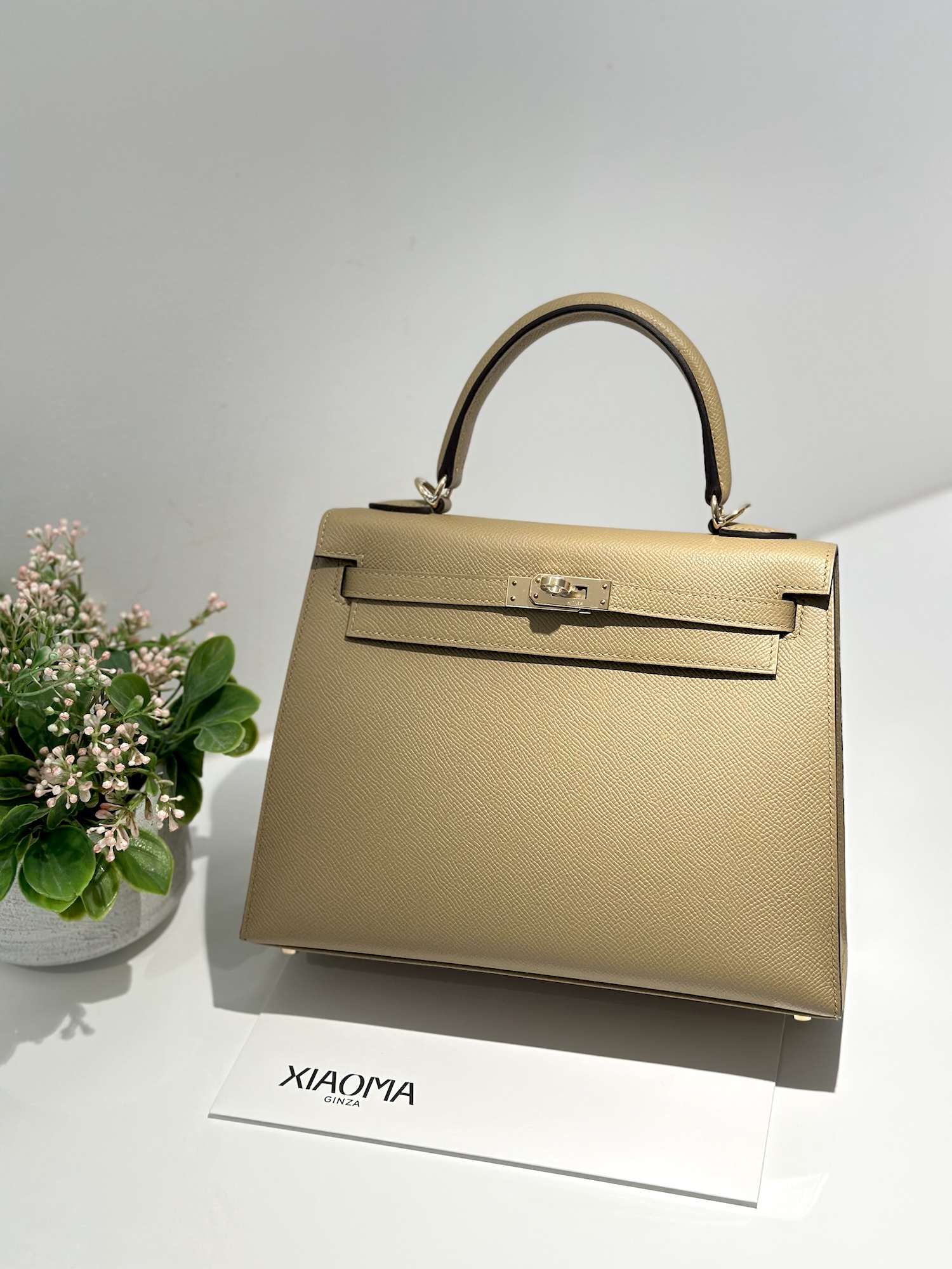 ランク N 新品 HERMÈS エルメス ケリー25 セリエ プシエール (1C