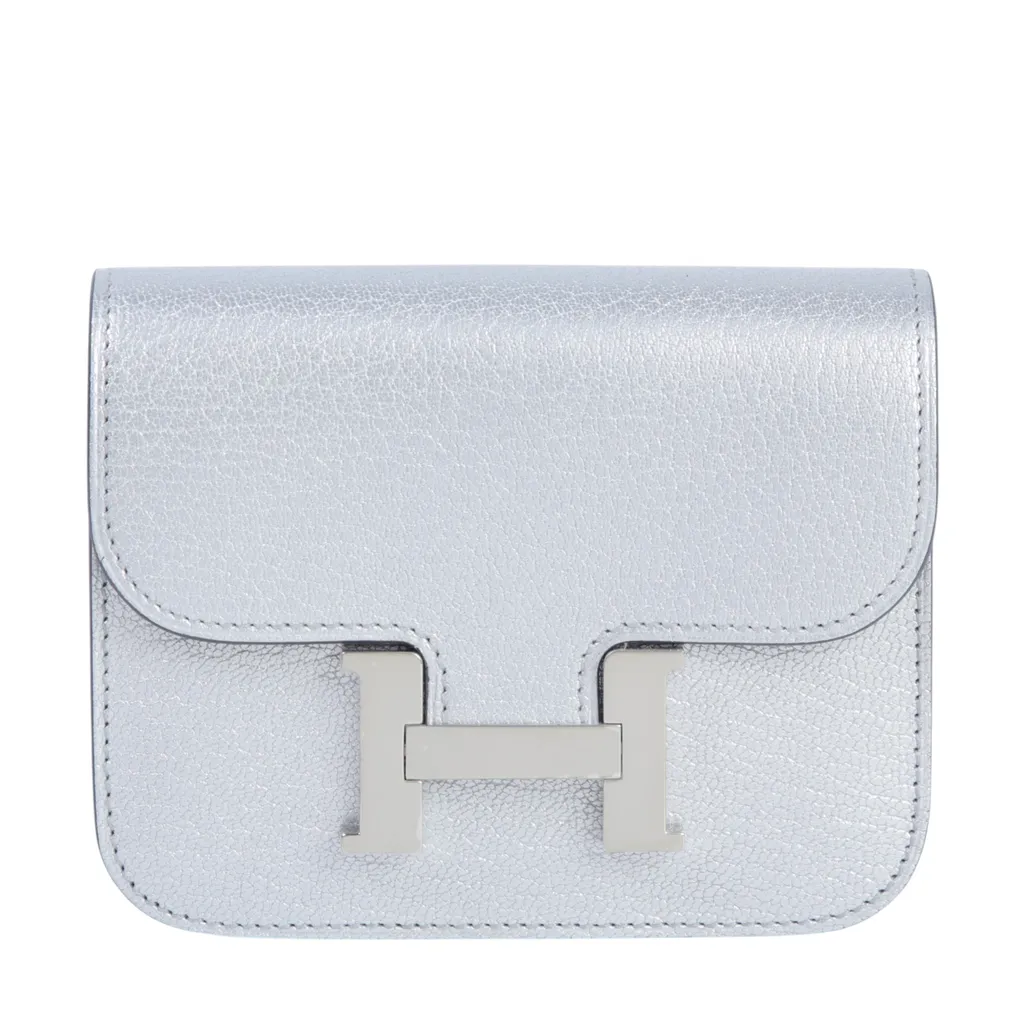 Constance Slim Wallet Argent (05)